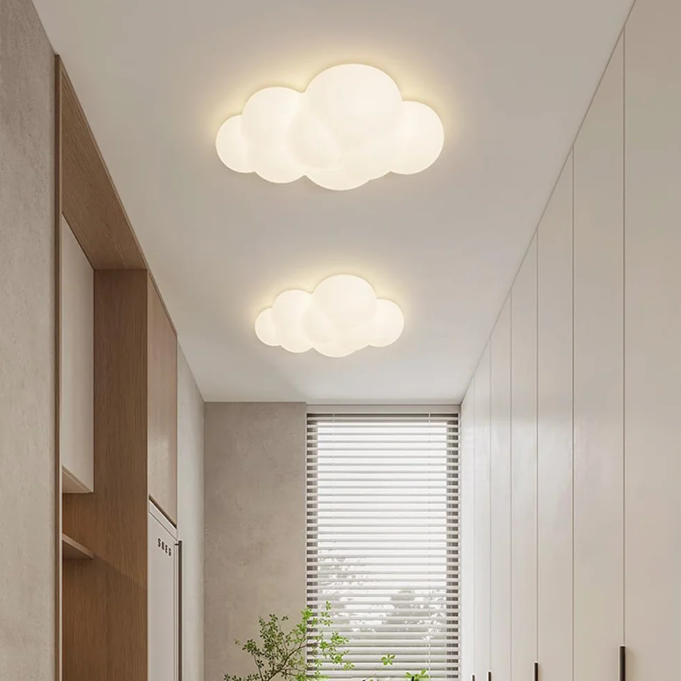 Applique murale LED 10W Dimmable Blanc Lait Étoile Nuage Acrylique pour Chambre Enfants
