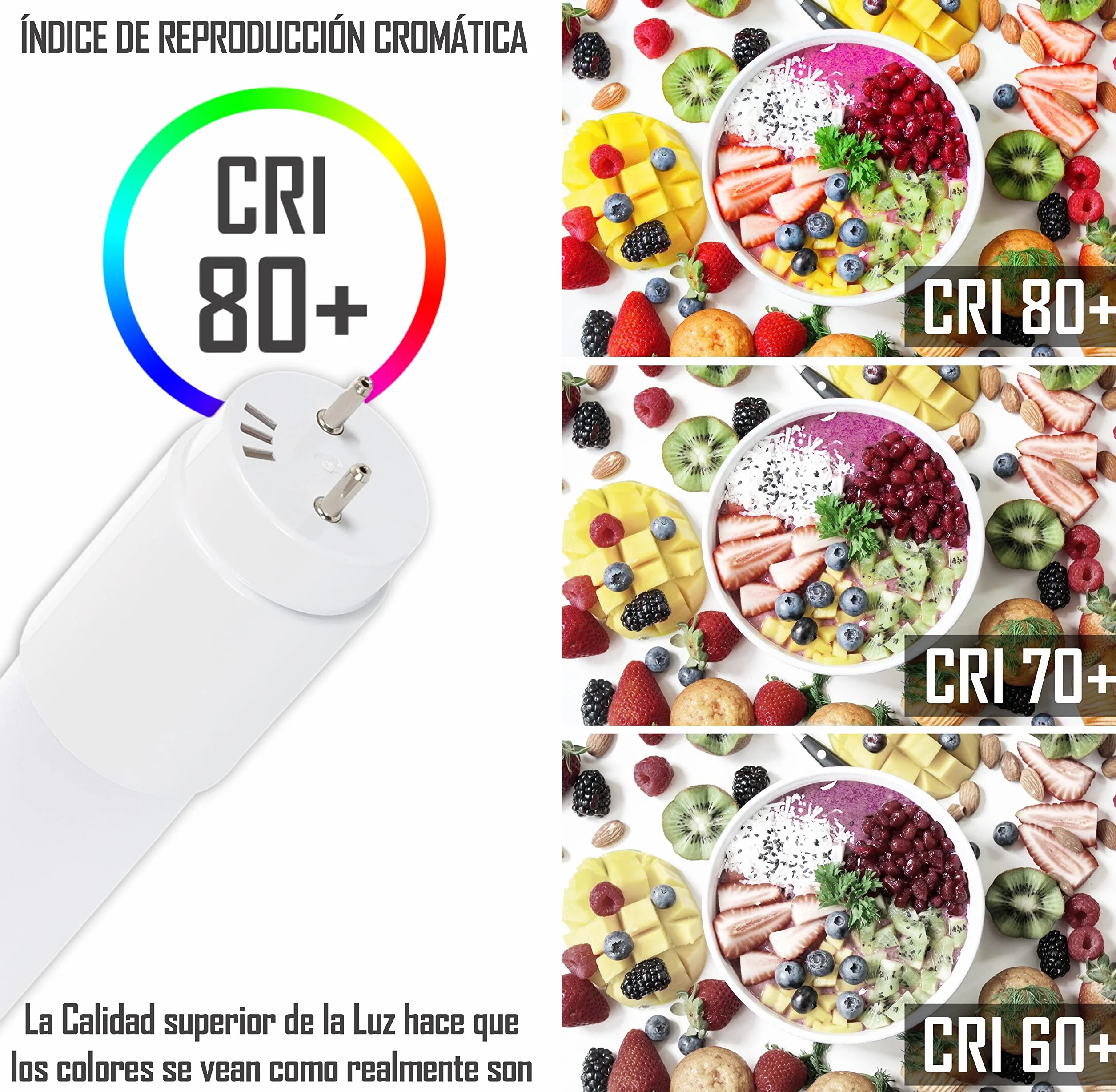 CLAR Néon LED T8 90 cm 14W Blanc Froid 6500K Pack 30