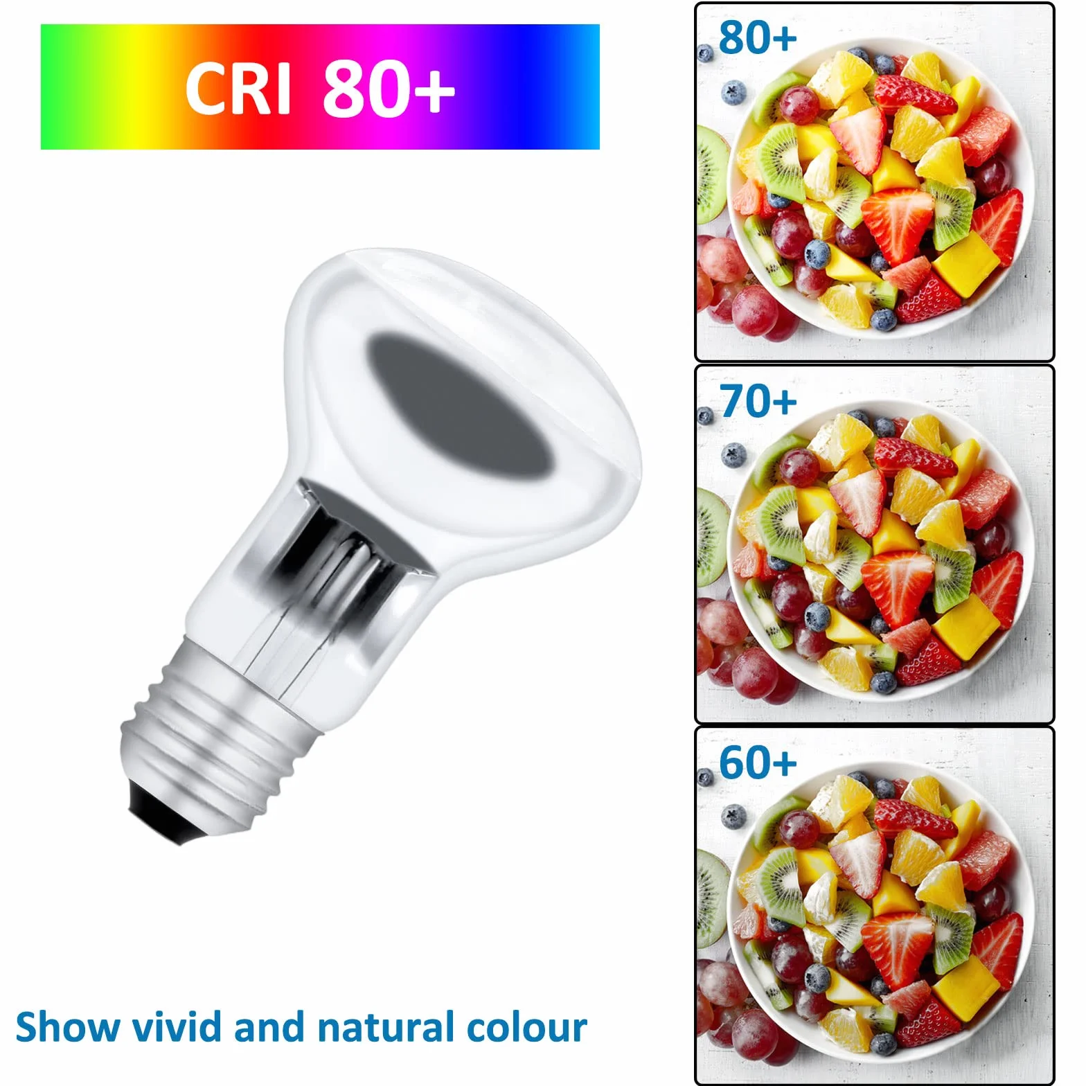 Ampoule Réflecteur E27 R63 AC220-240V 550 lm Blanc chaud 2700K Lot de 5