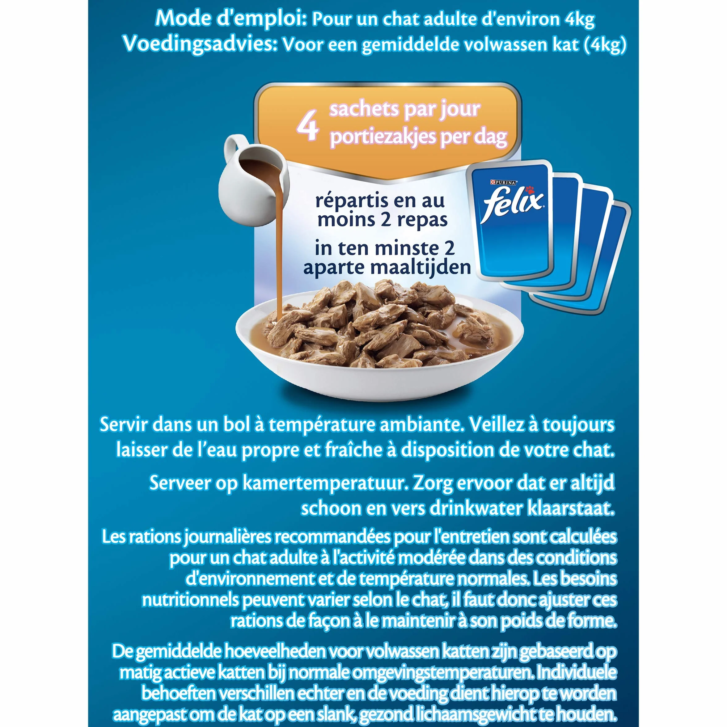 FELIX Tendres Effilés Encore Plus de Sauce Campagne 12x85g