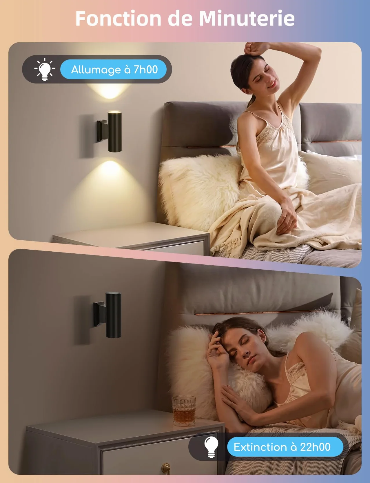Aigostar Mesh 6.5W GU10 Ampoule Connectée Bluetooth 555LM 2700K-6500K LED Alexa 16 Millions Couleurs 6 Unités avec Passerelle Télécommande