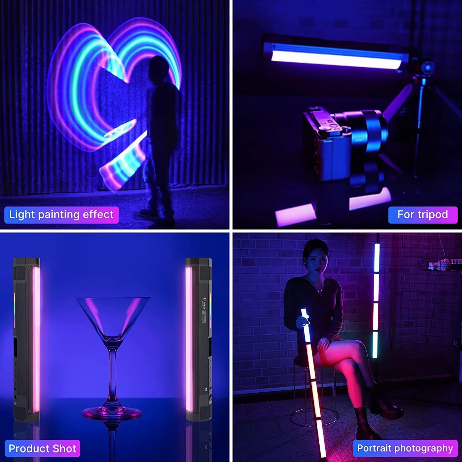 Ulanzi VL110 RGB Tube vidéo