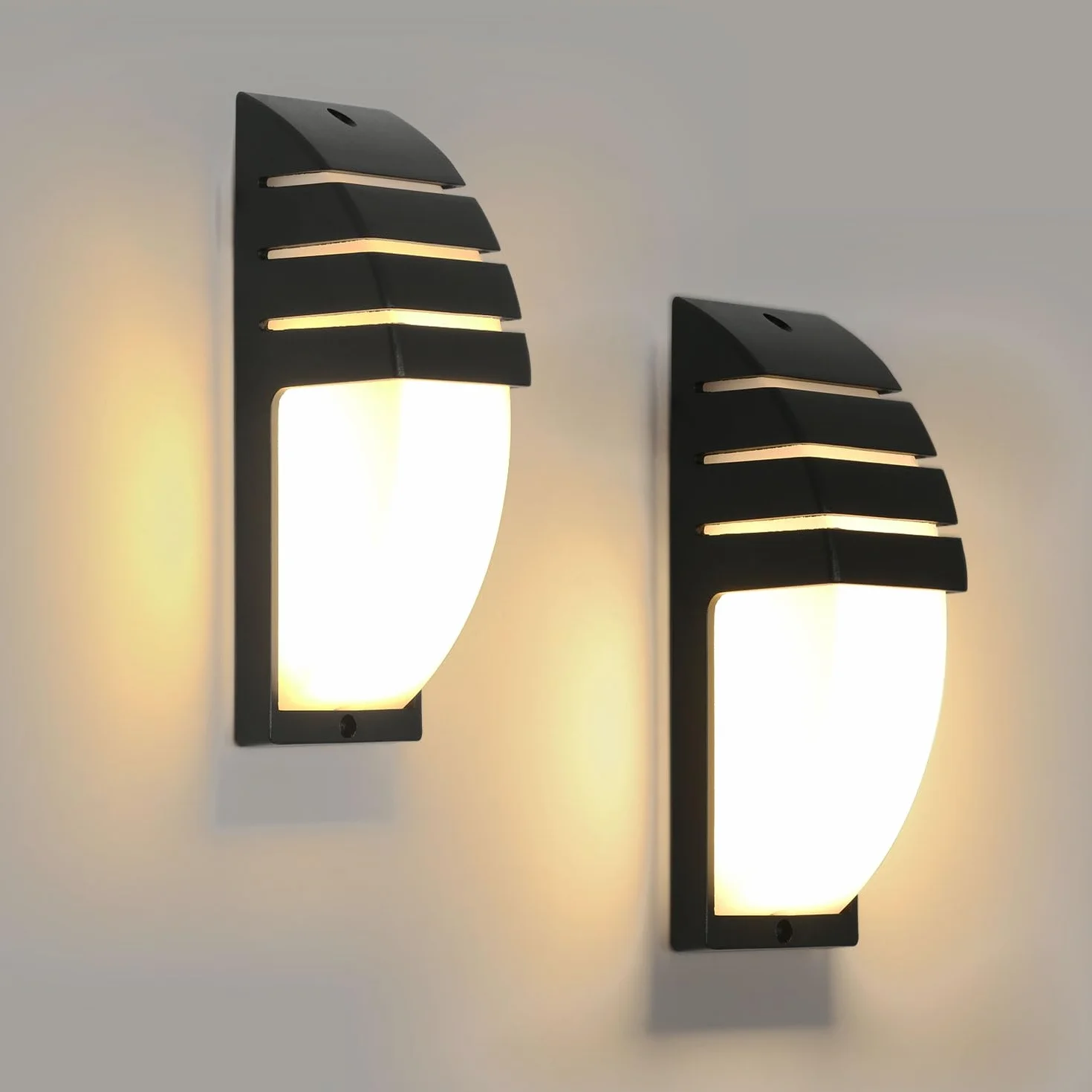 Comely 12W Applique Murale LED IP65 Etanche, Lumière Blanche Chaude 3000K