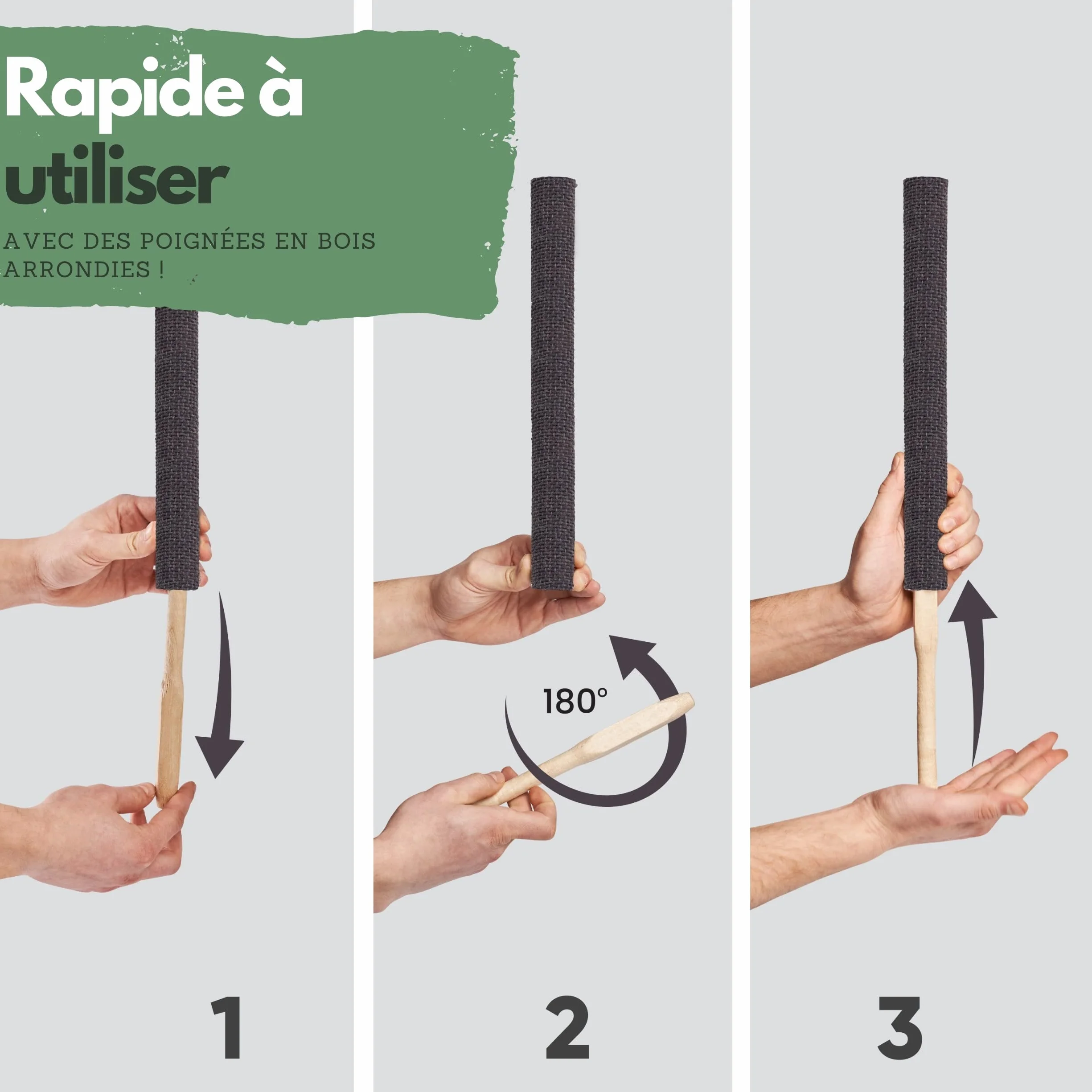 Panteer Torche en cire naturelle 45 minutes Fabriqué en Allemagne