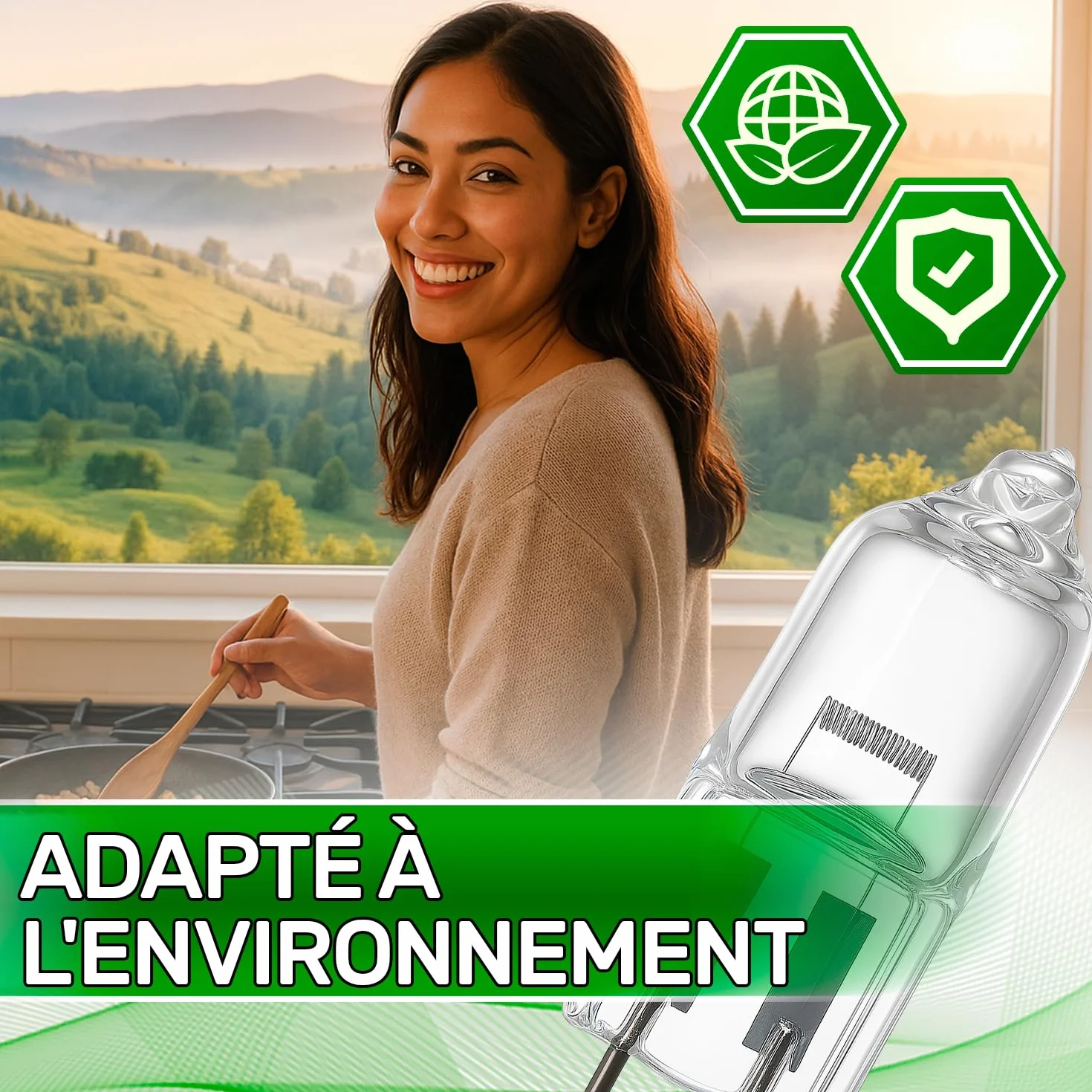 ONIX TECH Ampoule Halogène G4 12V 10W 300°C pour Hotte Cuisine Bosch Siemens Küppersbusch