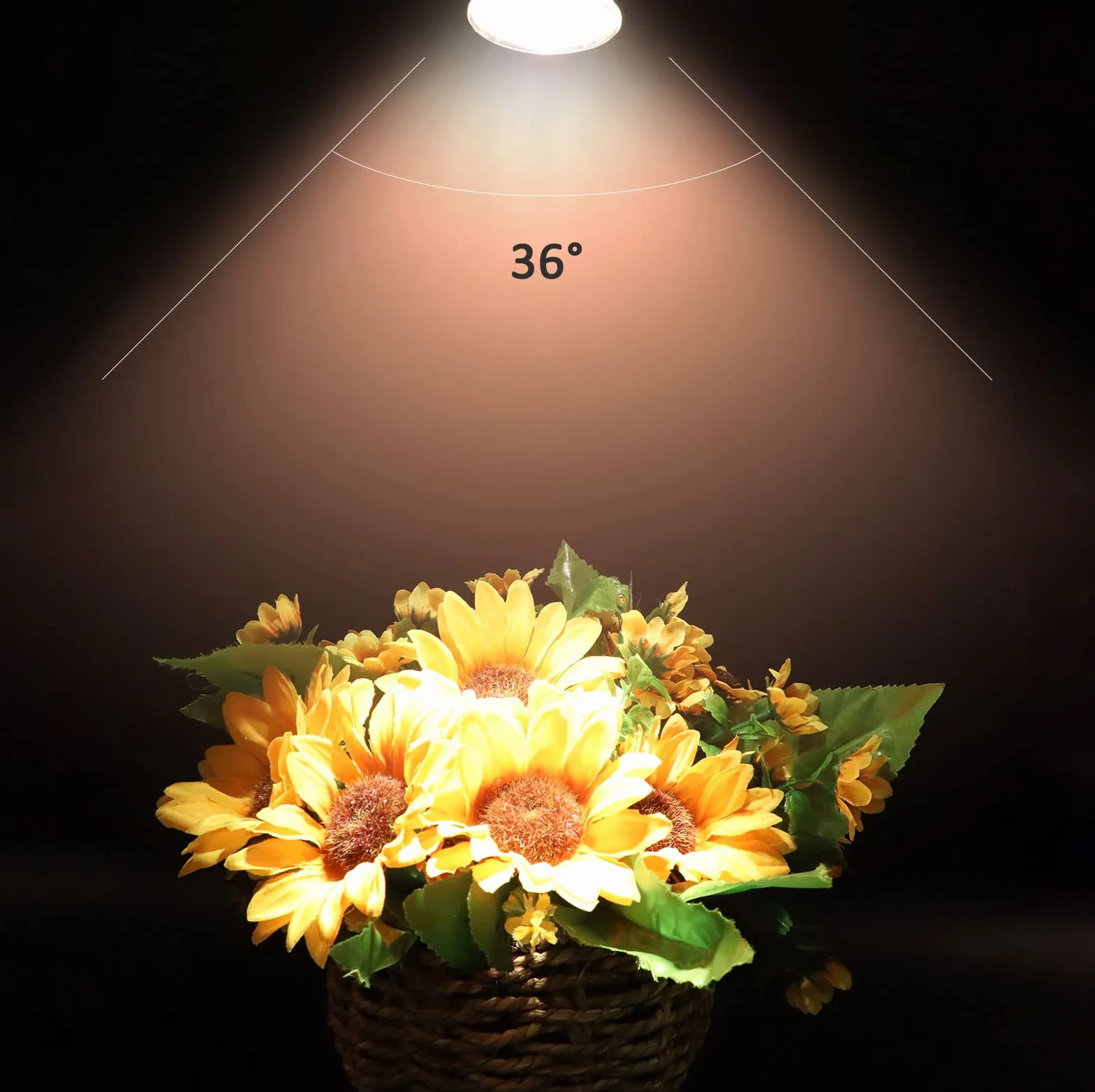 Pack de 8 Ampoules Halogènes GU5.3 12V 50W MR16 Dimmable 660LM 2700K