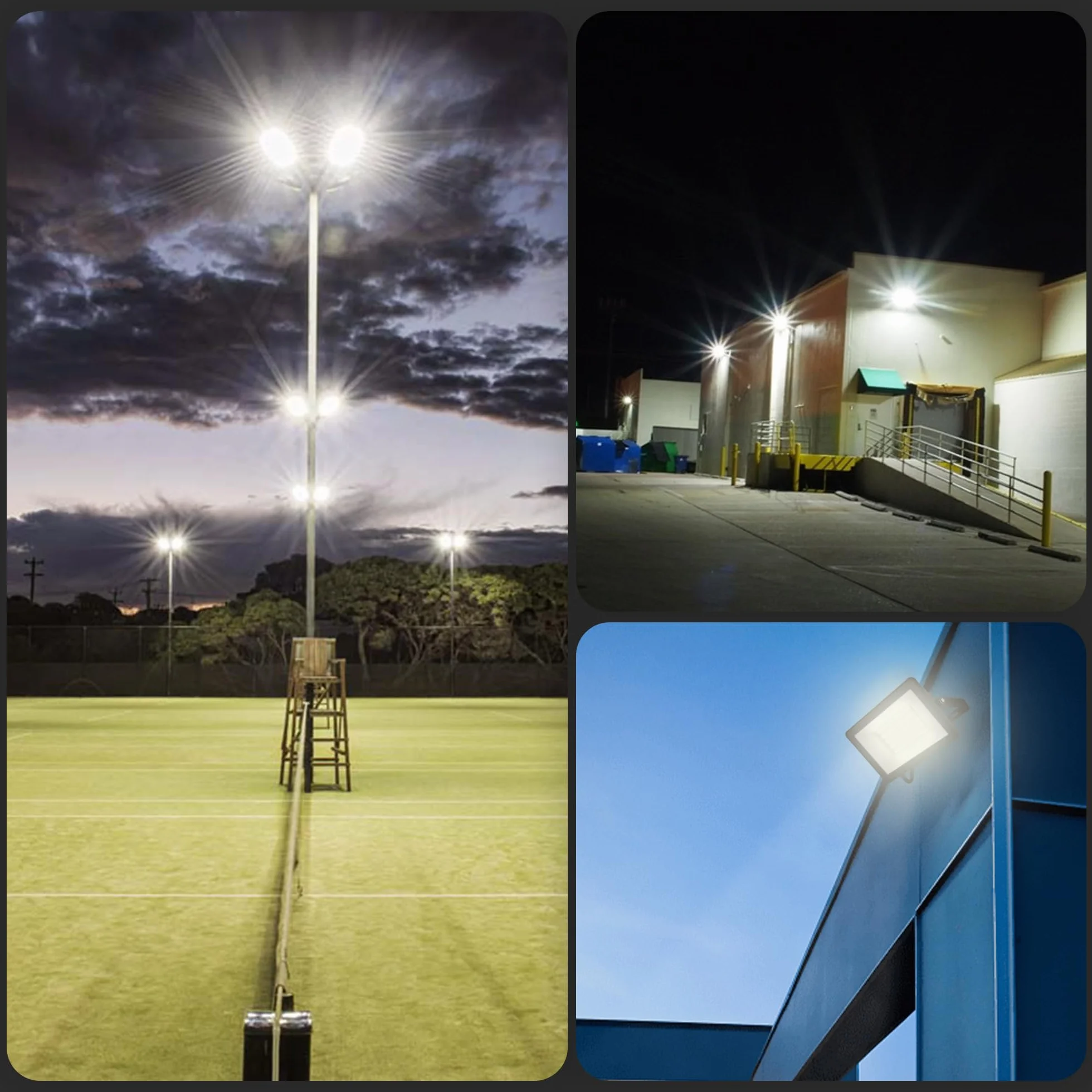 Projecteur LED extérieur 20 W 4000 K 1900 lumens IP65 IK06 aluminium