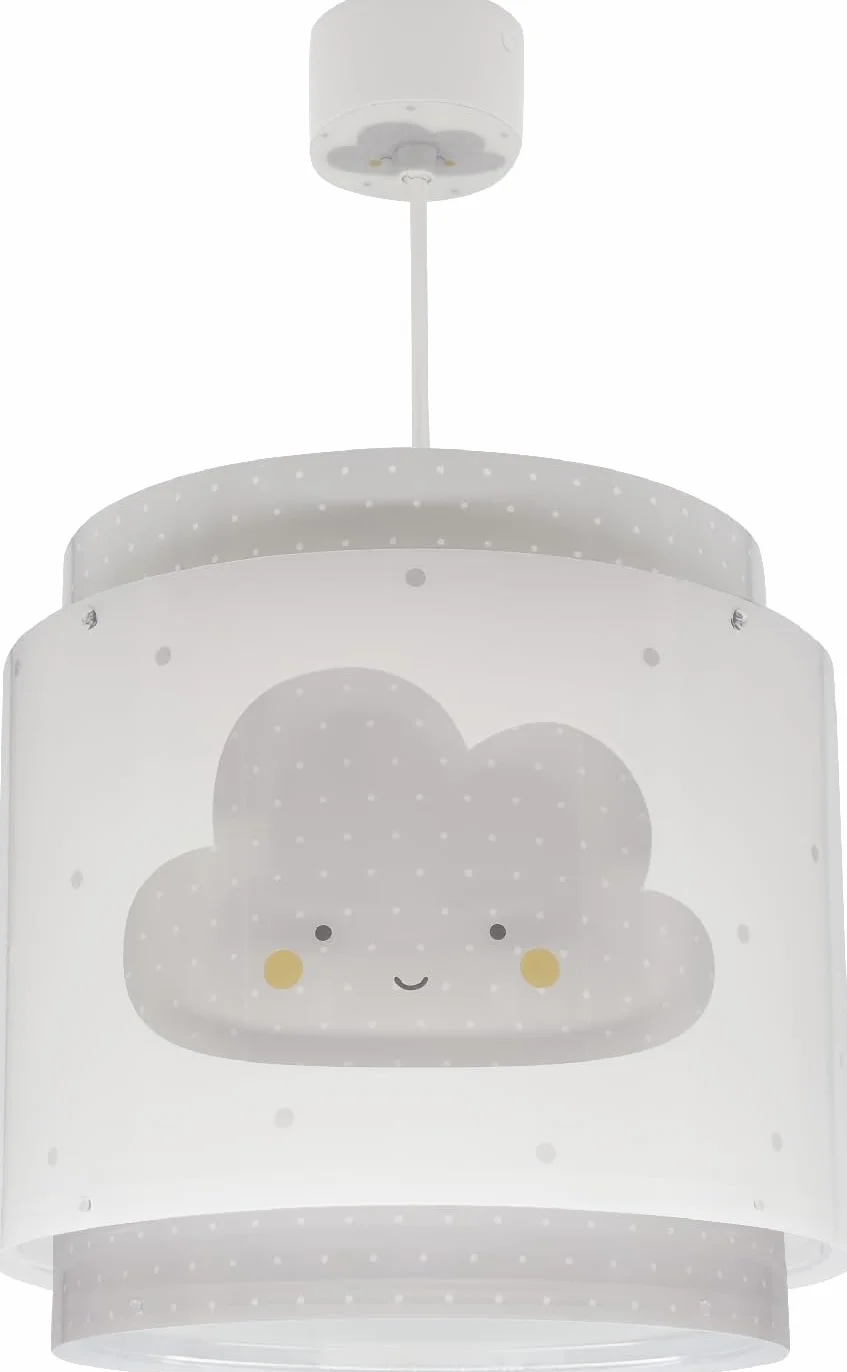 Dalber Lampe Suspension Nuage Gris E27 Chambre Enfants
