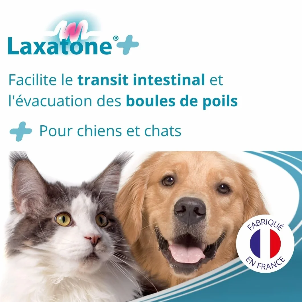 Plus Complément Alimentaire pour Chiens et Chats Pâte orale Fibres Sorbitol Boules de Poils Transit intestinal 100g