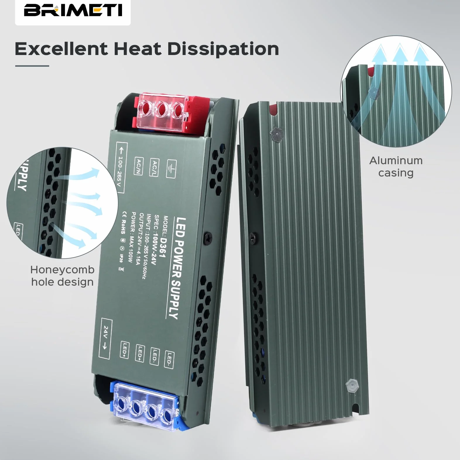Transformateur 220V 12V LED Driver 300W Ultra Mince 25A Adaptateur Alimentation AC DC Convertisseur Basse Tension