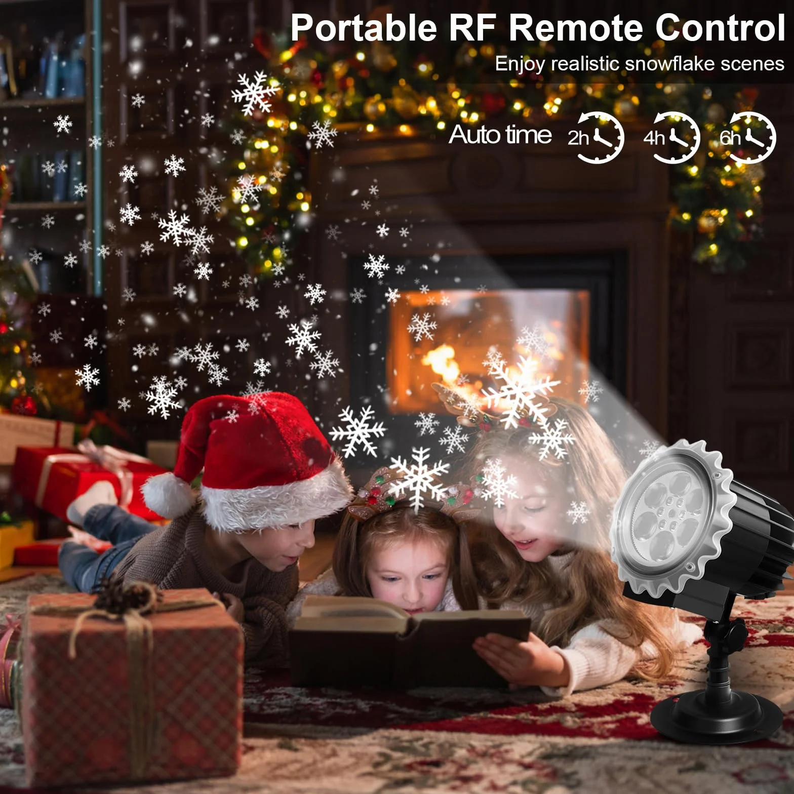 Projecteur Noël Extérieur LED 3D Flocon de Neige Étanche IP65 Décoration Lumière Effet Chute de Neige