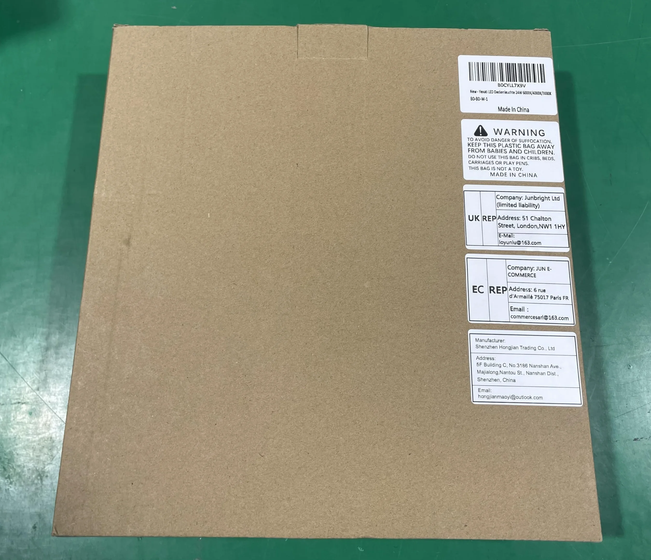 Réglette LED 120 cm 36W 3960 LM 3 Couleurs 3000K/4000K/6500K IP65 Étanche Extérieur