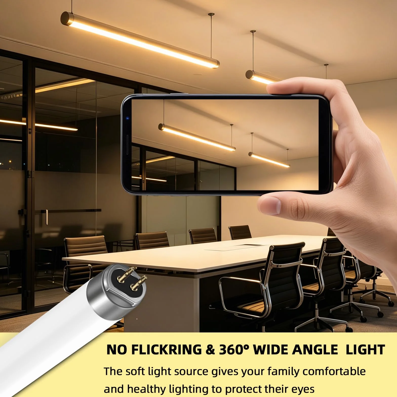 Tubes Fluorescents T5 14W 563mm Blanc Chaud 3000K G5