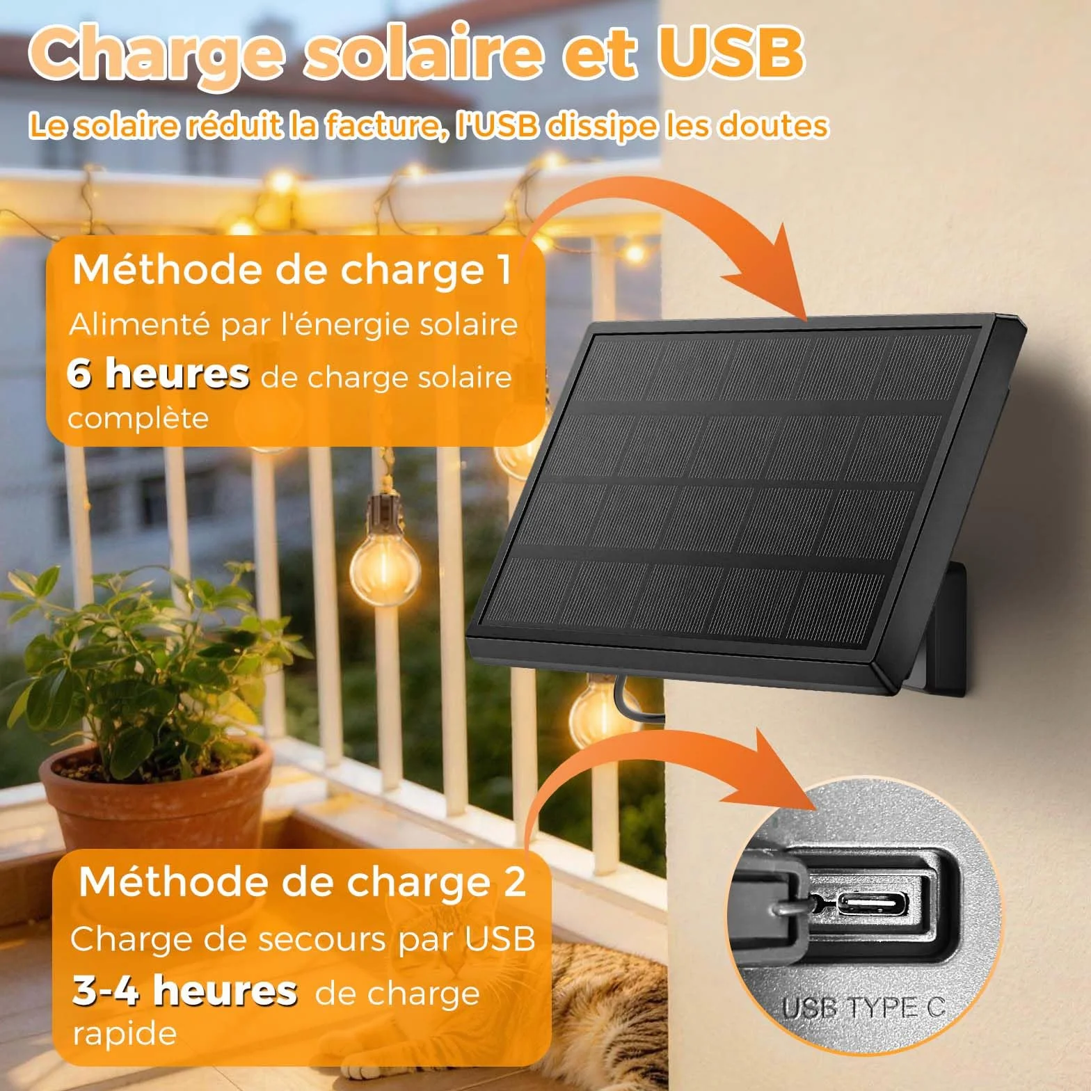 Guirlande Solaire Lumineuse Exterieure 16,3 m avec Telecommande & Minuterie, Étanche G40 LED, 4 Modes Gradable