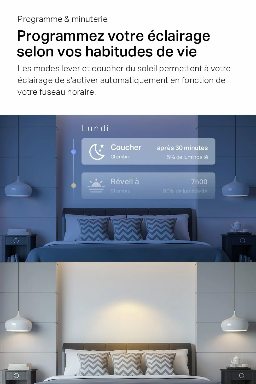 Tapo Ampoule Connectée WiFi LED GU10 Multicolore 2200K-6500K Dimmable 350 Lumens 3.7W L630 2-pack