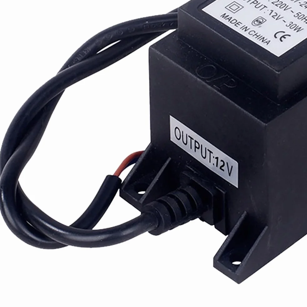 Transformateur LED 15 W 12 V AC/AC IP67 extérieur