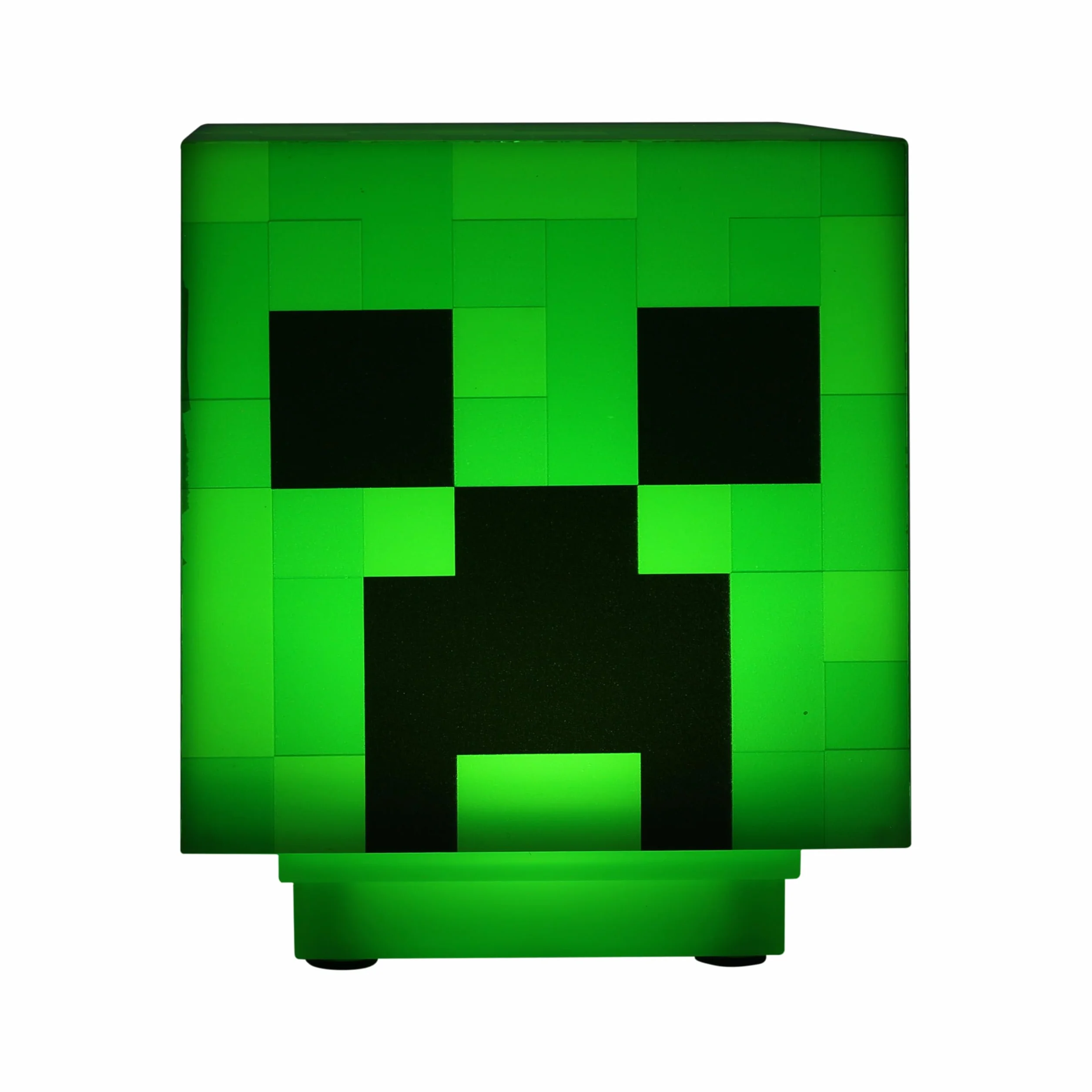 Lampe de Bureau Minecraft Creeper avec Sons Officiels - Lampe de Nuit Portable pour Chambre Gamer