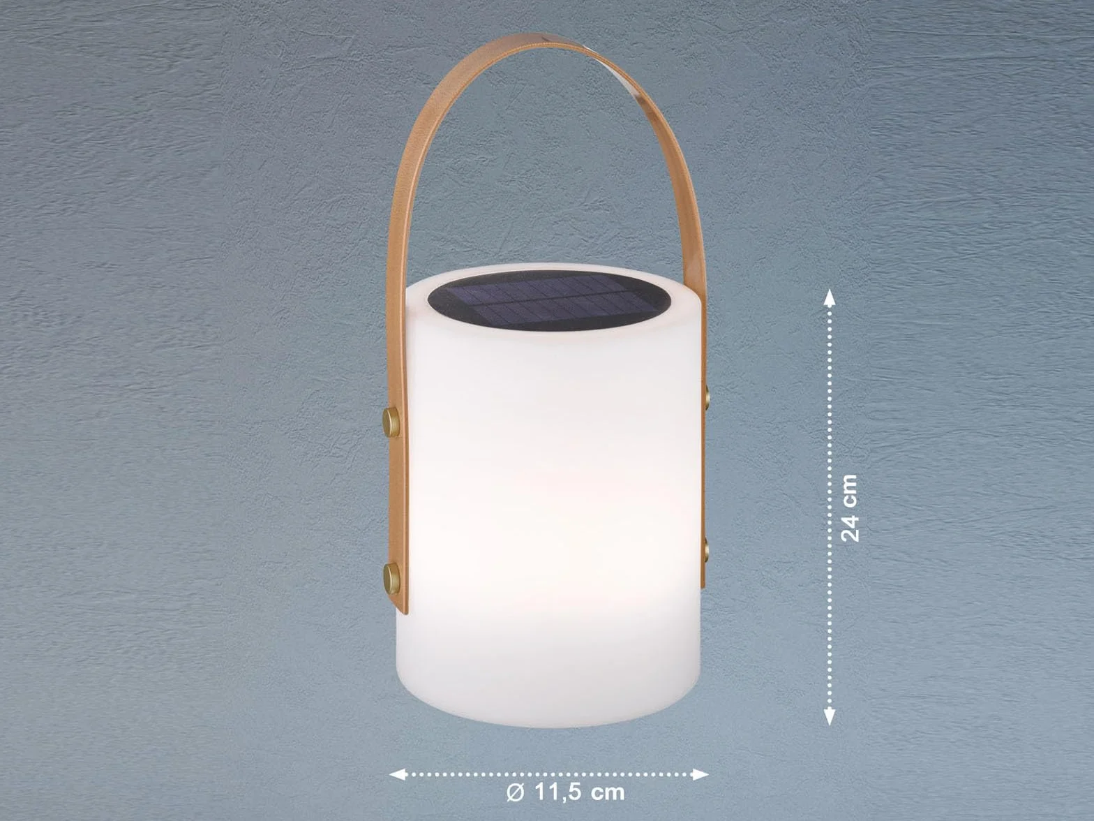 Lampes de table solaires d'extérieur 24 cm RVB avec télécommande Lot de 2