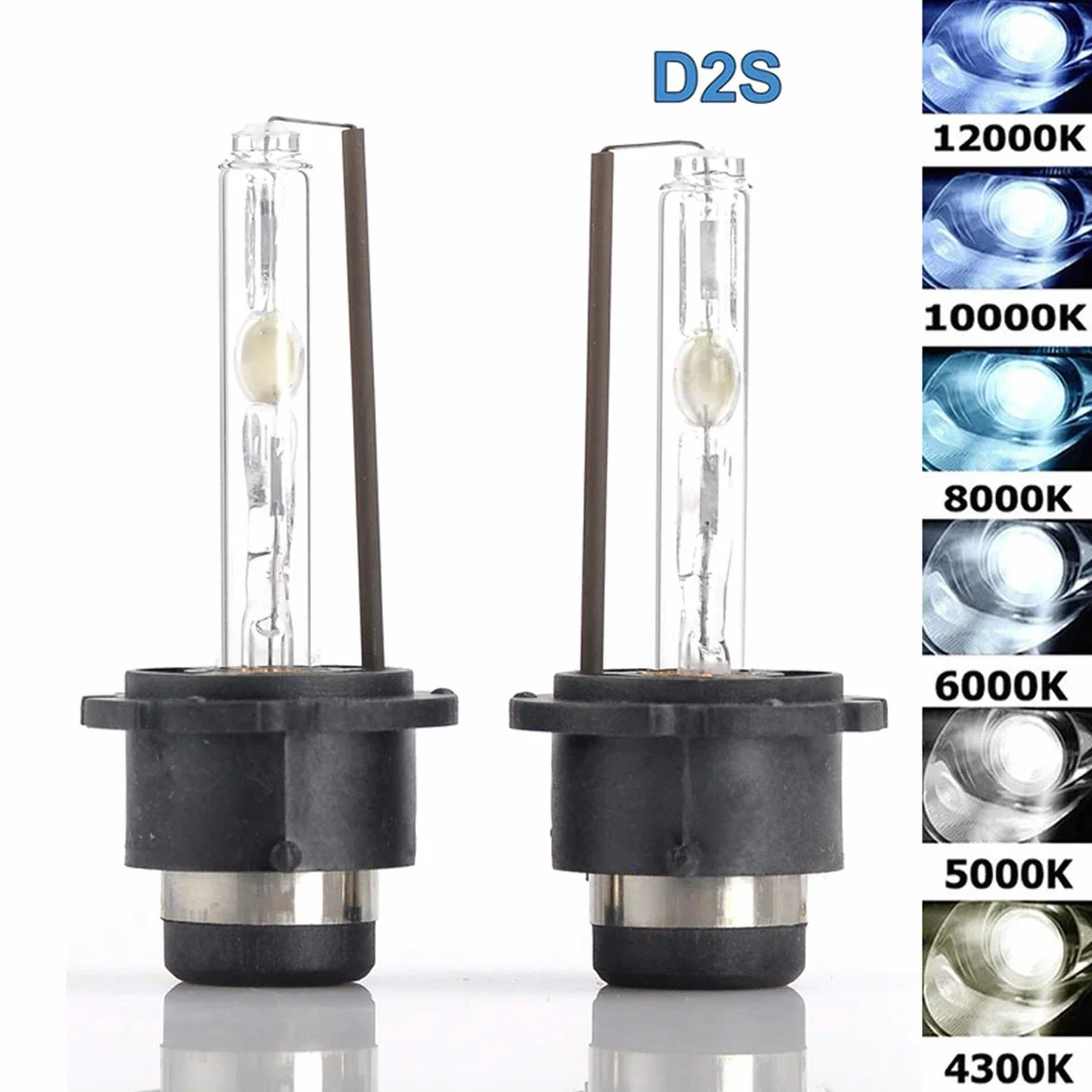 Ampoule xénon D2S DHI 35W 4300K 5000K 6000K 8000K 10000K