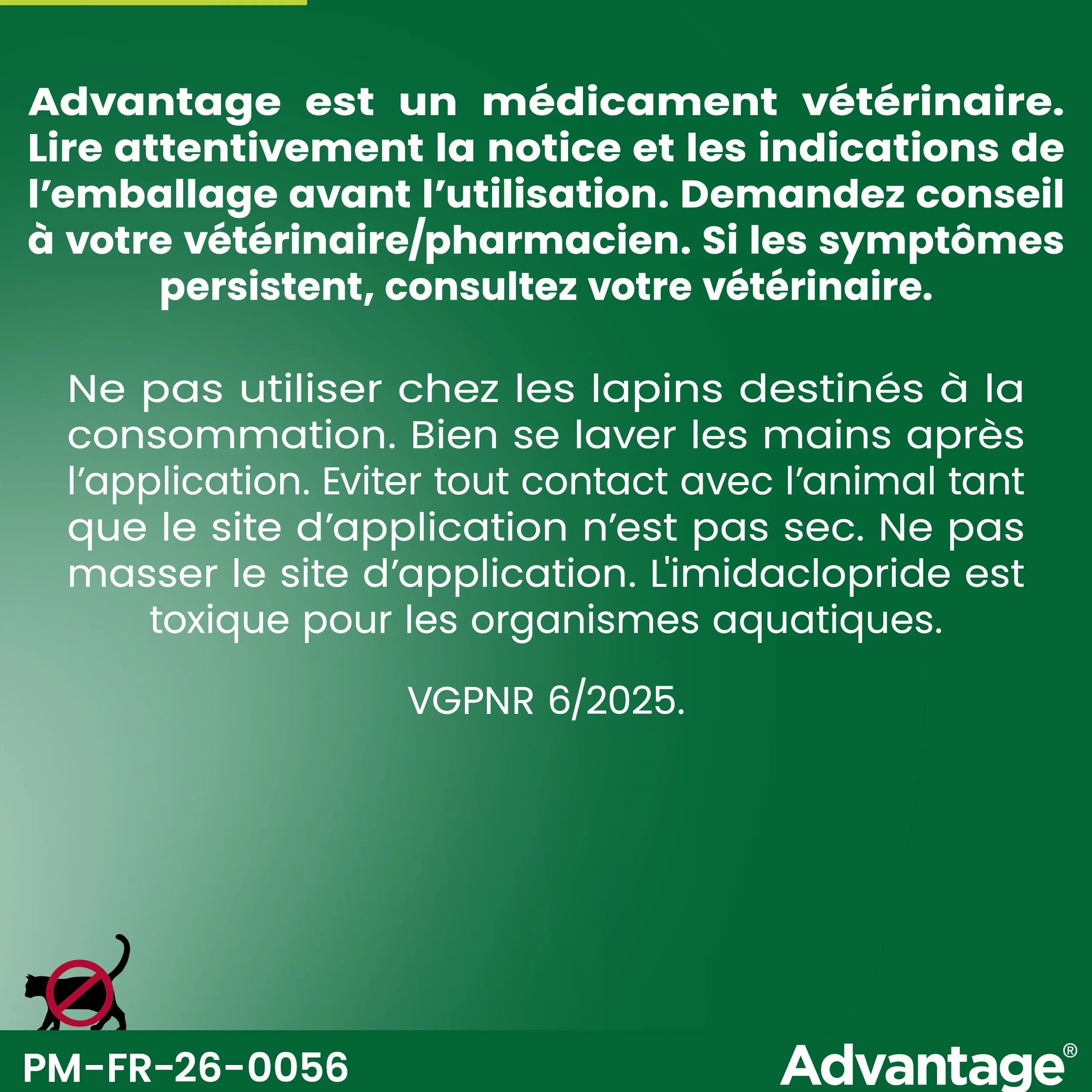Advantage Chat & Lapin 4 kg – Pipettes anti puces chat prévention infestations – Traitement anti puces lapin protection continue 3-4 semaines – 4 x 0,8 ml