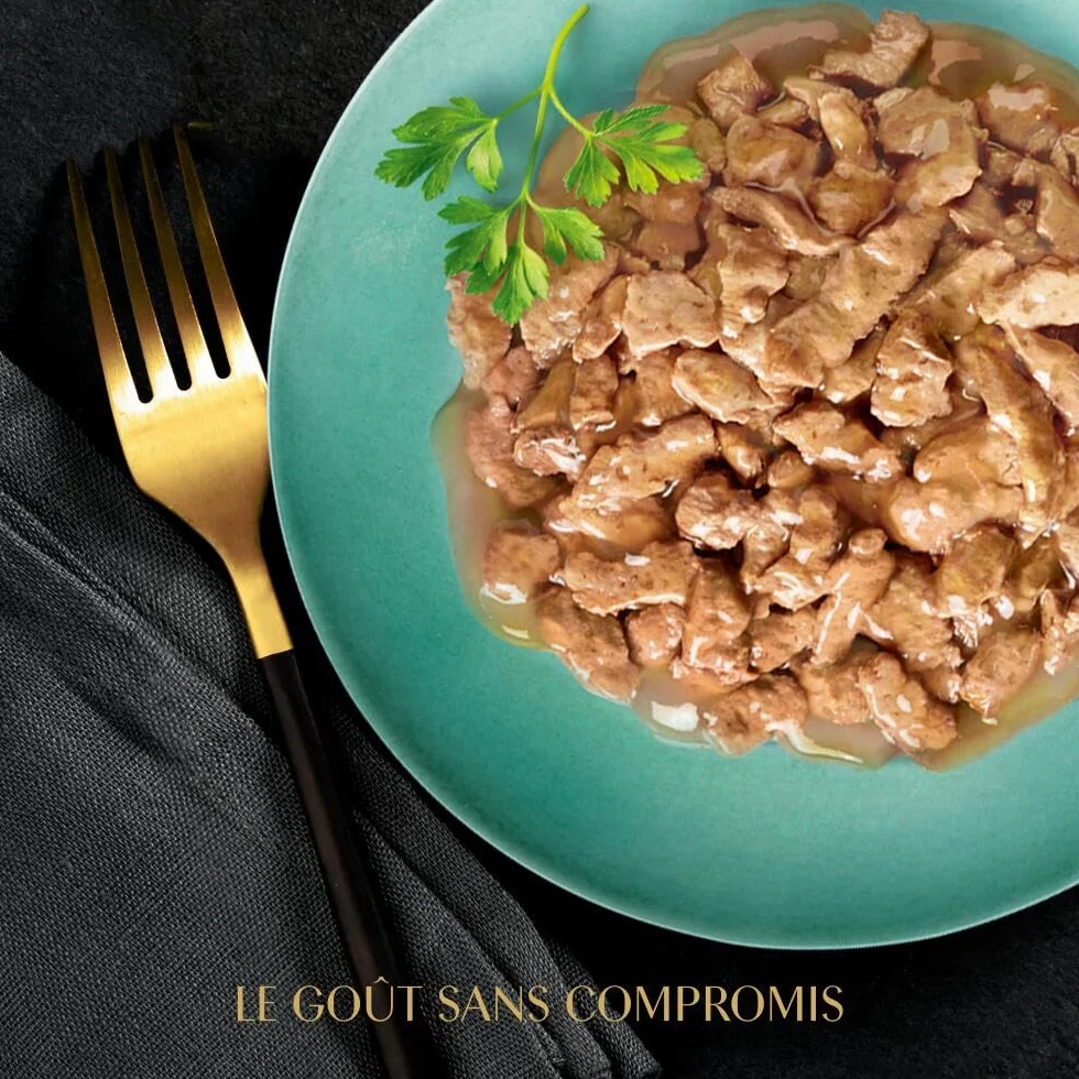 SHEBA Mini Filets Sachets Fraîcheur en Sauce Sélection à la Volaille pour Chat Adulte 40x85g