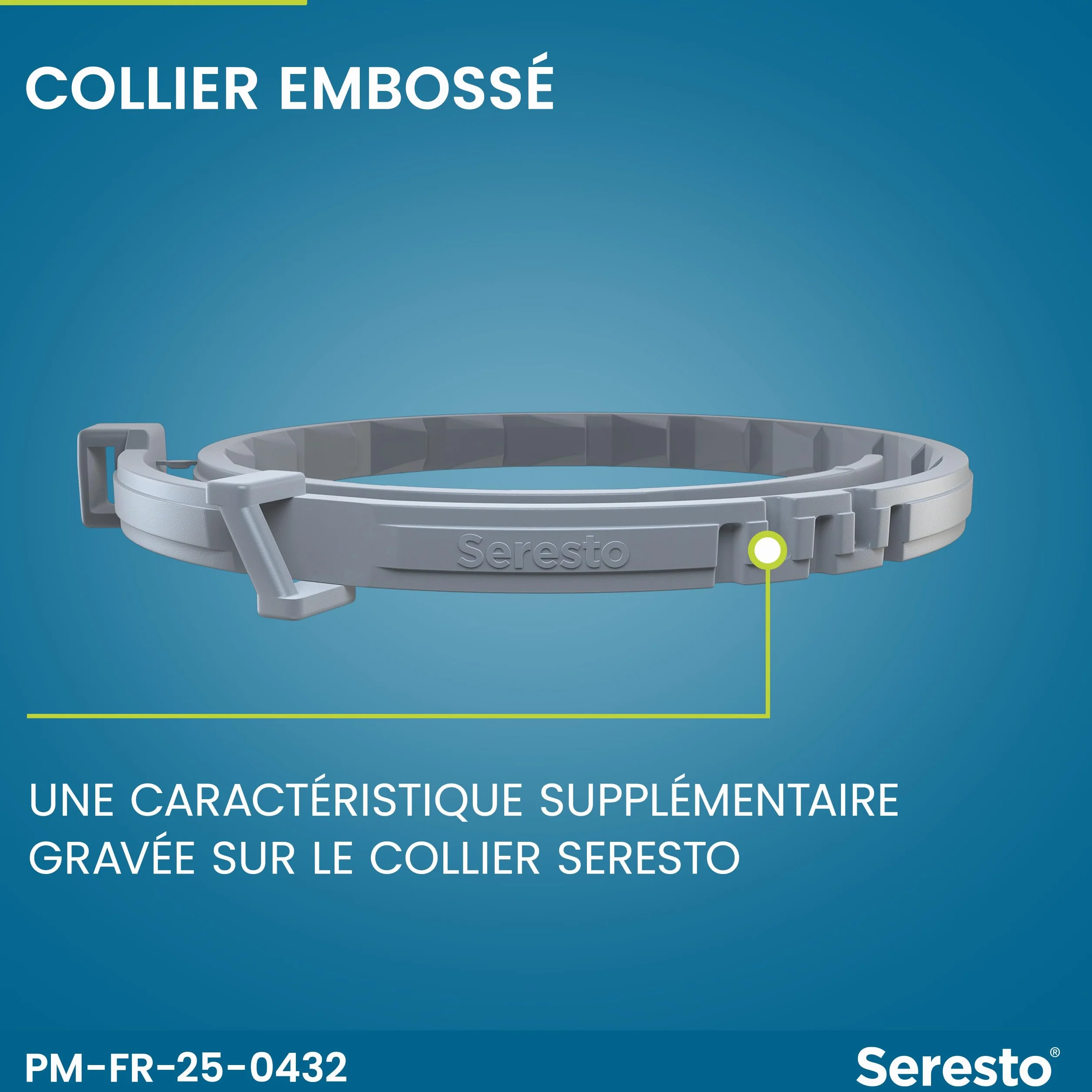 Seresto Collier Chats – Protection anti puces et anti tiques longue durée 7-8 mois Gris