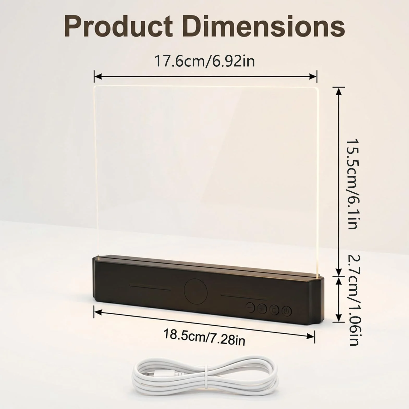 Lampe de Lecture LED Rechargeable USB avec Minuterie 0-99 Min, 3 Modes de Couleur, Intensité Réglable, Portable, Noir