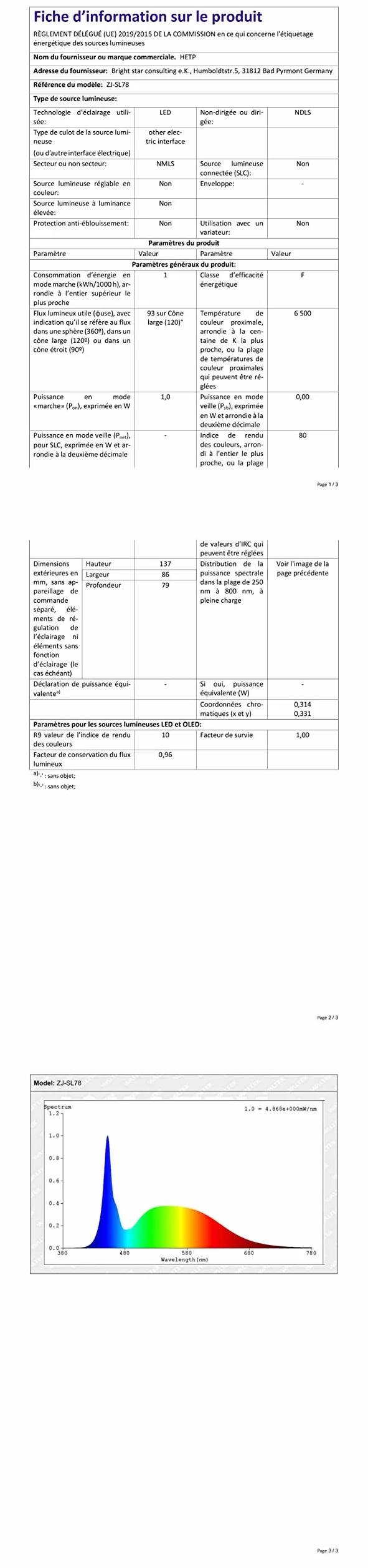 Lampe Solaire Extérieur 78 LED 180° Détecteur de Mouvement Éclairage Étanche Sans Fil