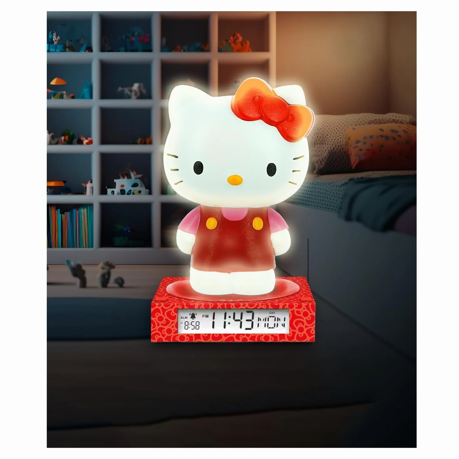 Lampe 3D Hello Kitty & Friends avec réveil et date