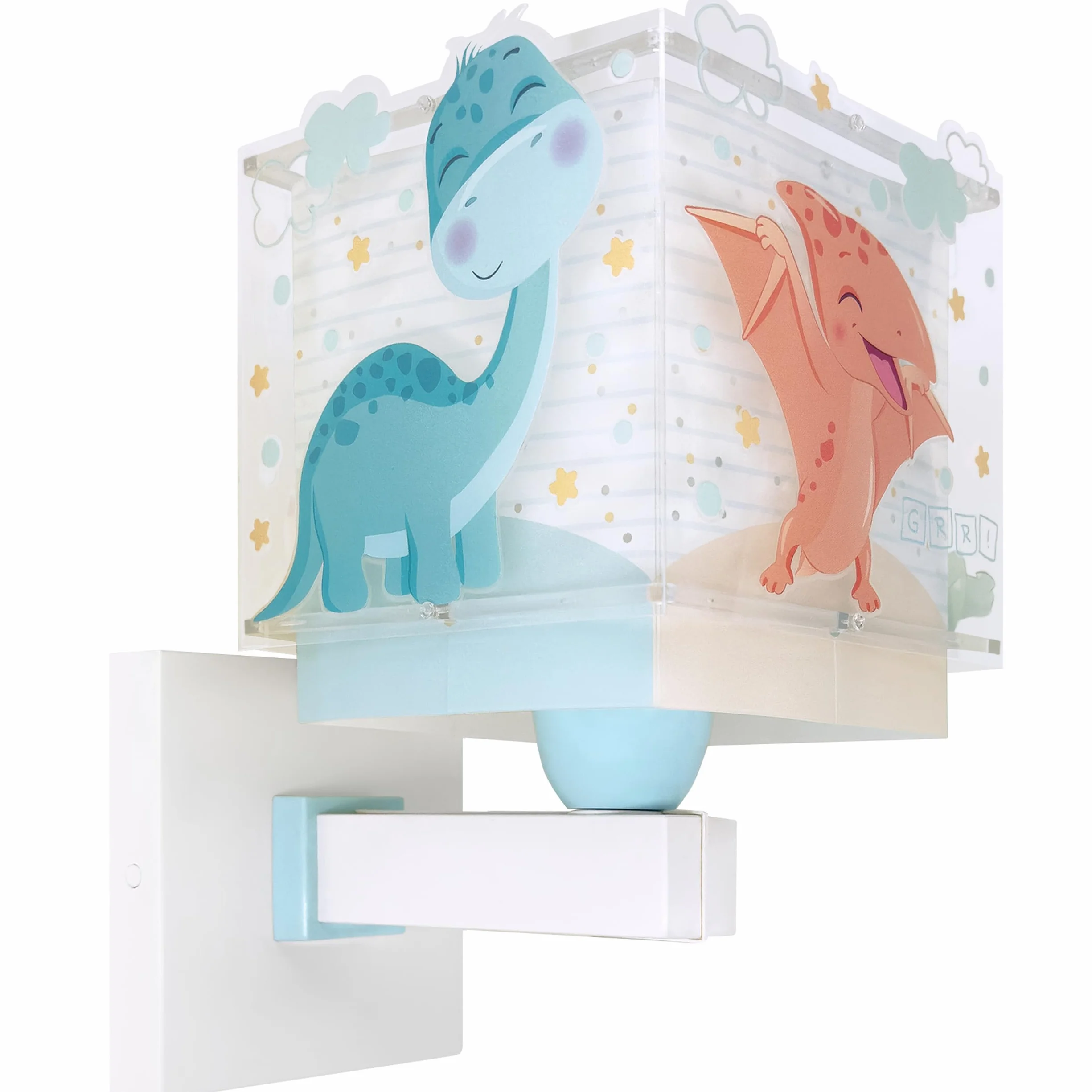 Dalber Applique Murale Enfant Baby Dinos Dinosaures E27