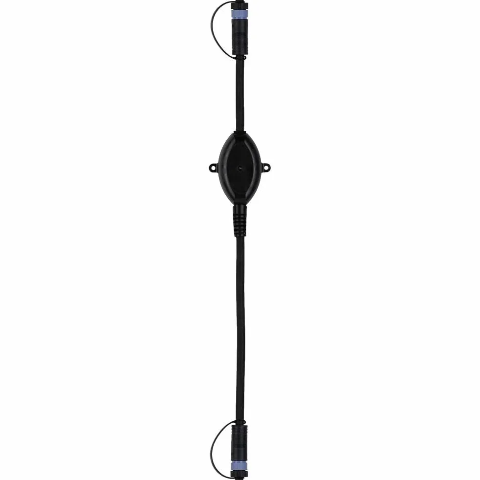 Paulmann Plug & Shine capteur crépusculaire extérieur IP67 24V 150W Noir carré éclairage jardin
