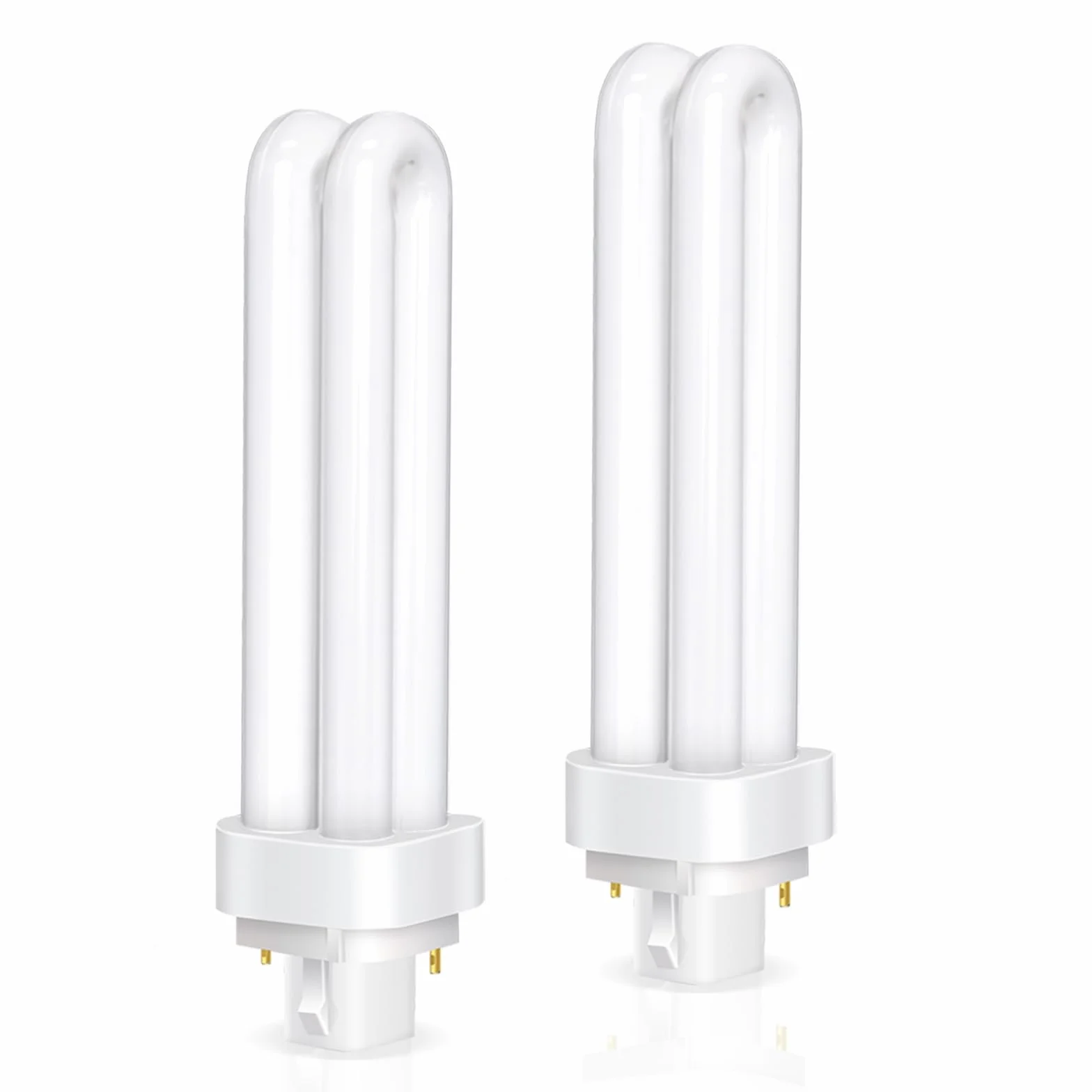 Lampe Fluorescente G24d-3 26W 2700K 1600LM 2U Blanc Chaud 2 Pack