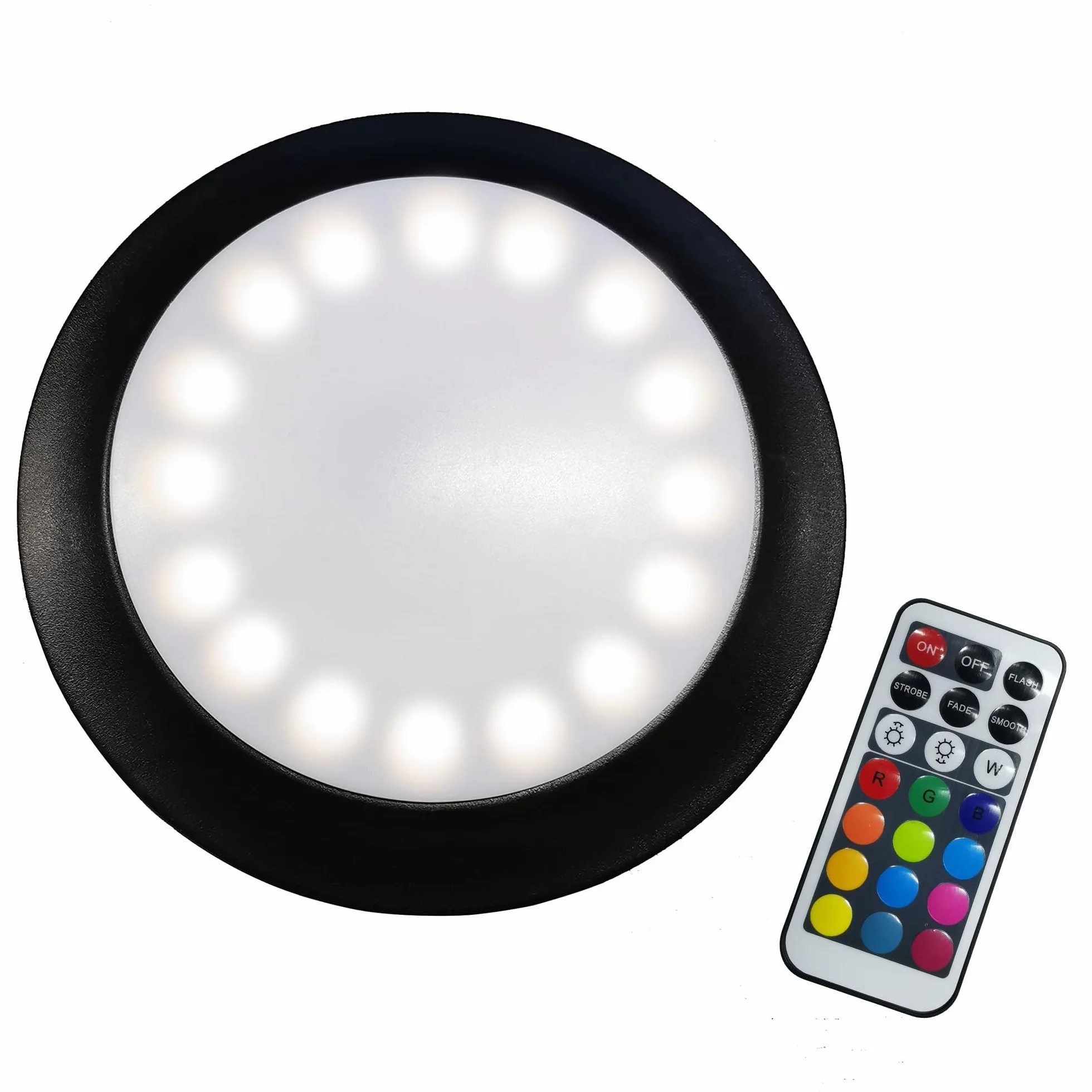 PURPLE LEAF Lampe Parasol Rechargeable RGB LED 12 Modes Lumière Parapluie Jardin Terrasse