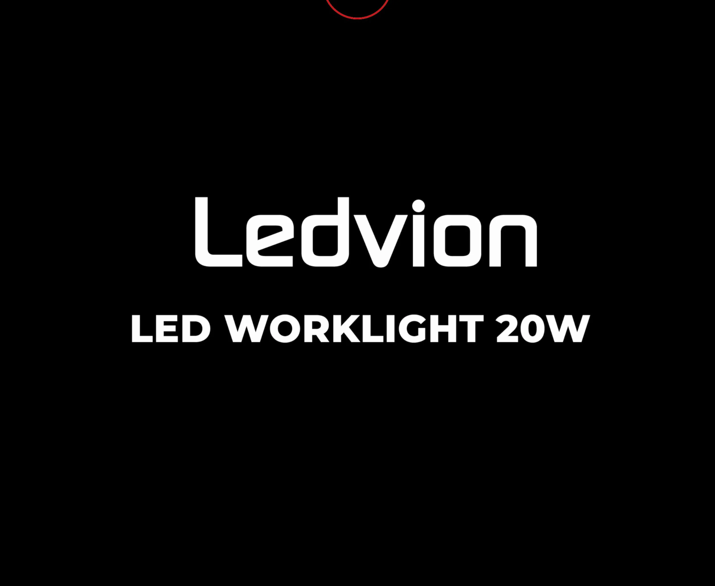 Ledvion Projecteur Double LED sur Trépied 2×20W 4000 Lumens 6500K IP65 Étanche Lampe de Chantier