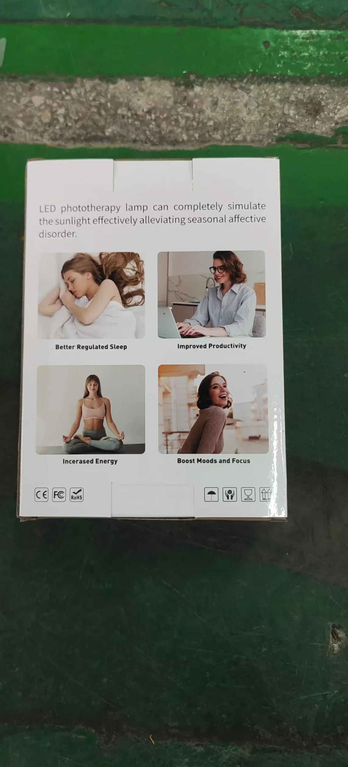 Lampe Luminothérapie 10000 Lux, Lumière du Jour Minuteur, 3 Températures 5 Luminosités, Spectre Complet sans UV
