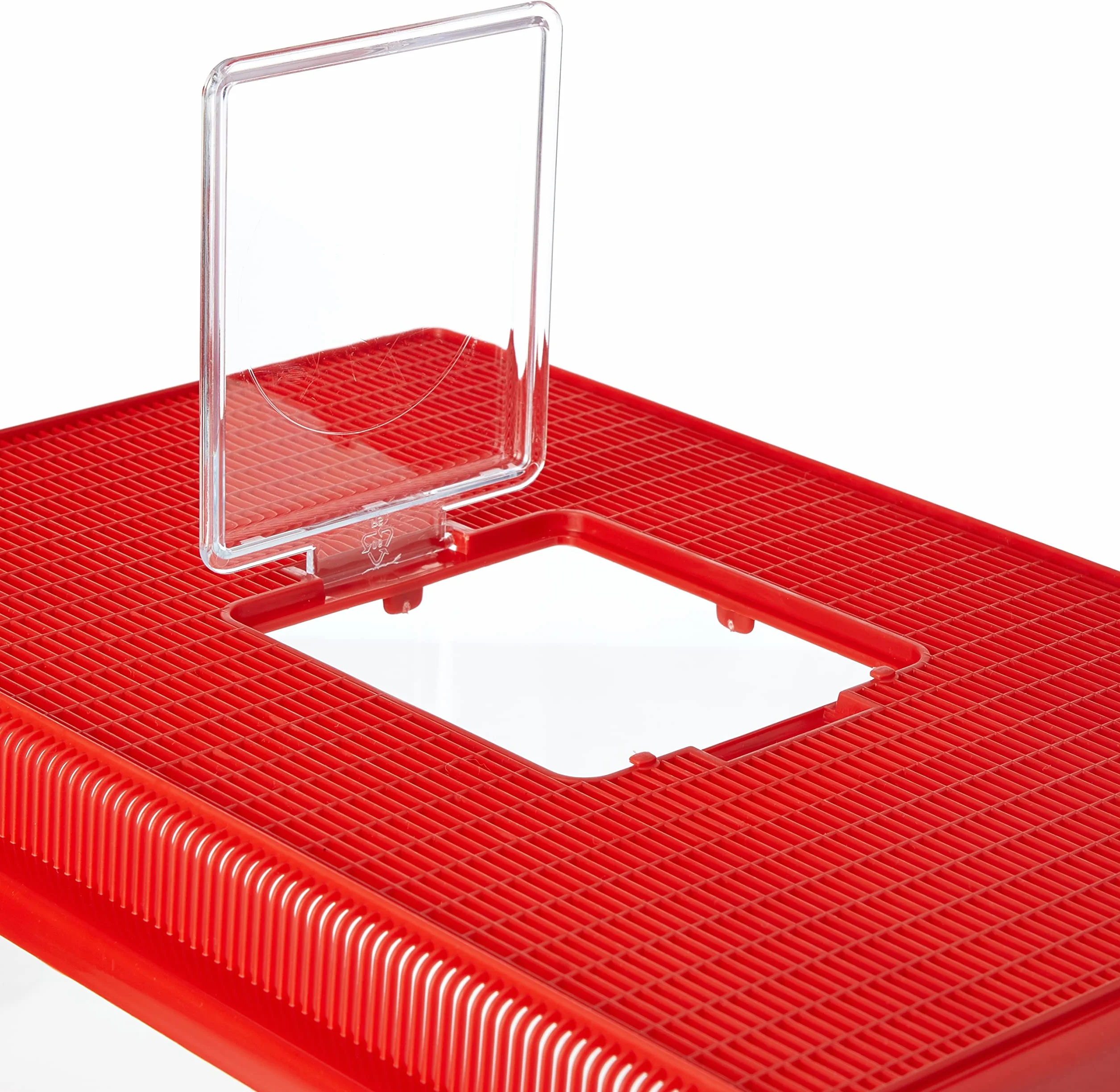 Ferplast Conteneur Plastique pour Petits Animaux Geo Extra Large 11 L 35,6 x 23,4 x 22,8 cm Rouge