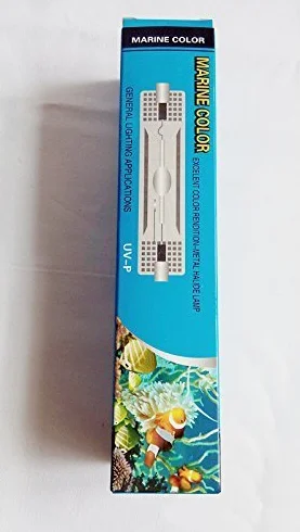 Ampoule HQI 150W 10000K Double Ended Éclairage Aquarium Marin Halogénure Métallique