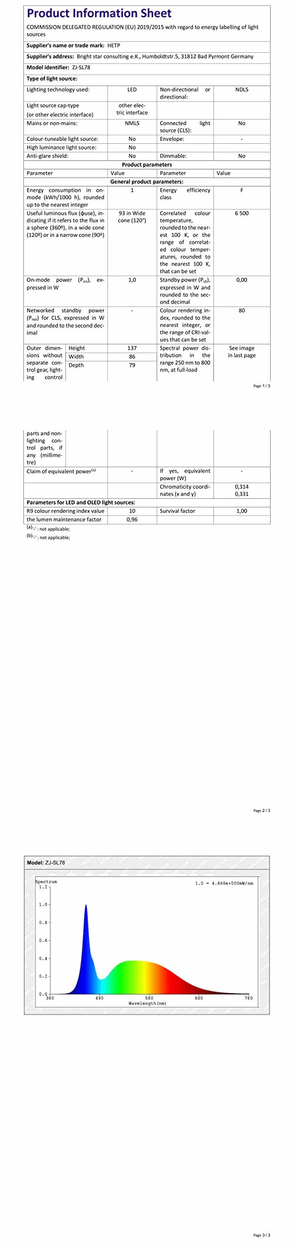 Lampe Solaire Extérieur 78 LED 180° Détecteur de Mouvement Éclairage Étanche Sans Fil