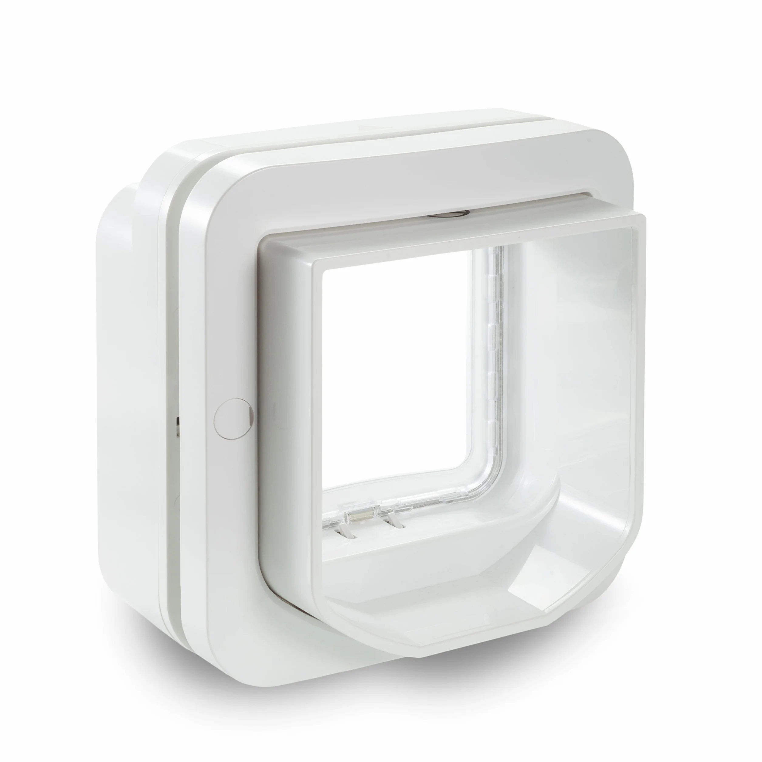 SureFlap Chatière à Puce électronique DualScan Sure Petcare, Compatible avec médaillon RFID et puces, pour Portes, fenêtres, Murs, Blanc
