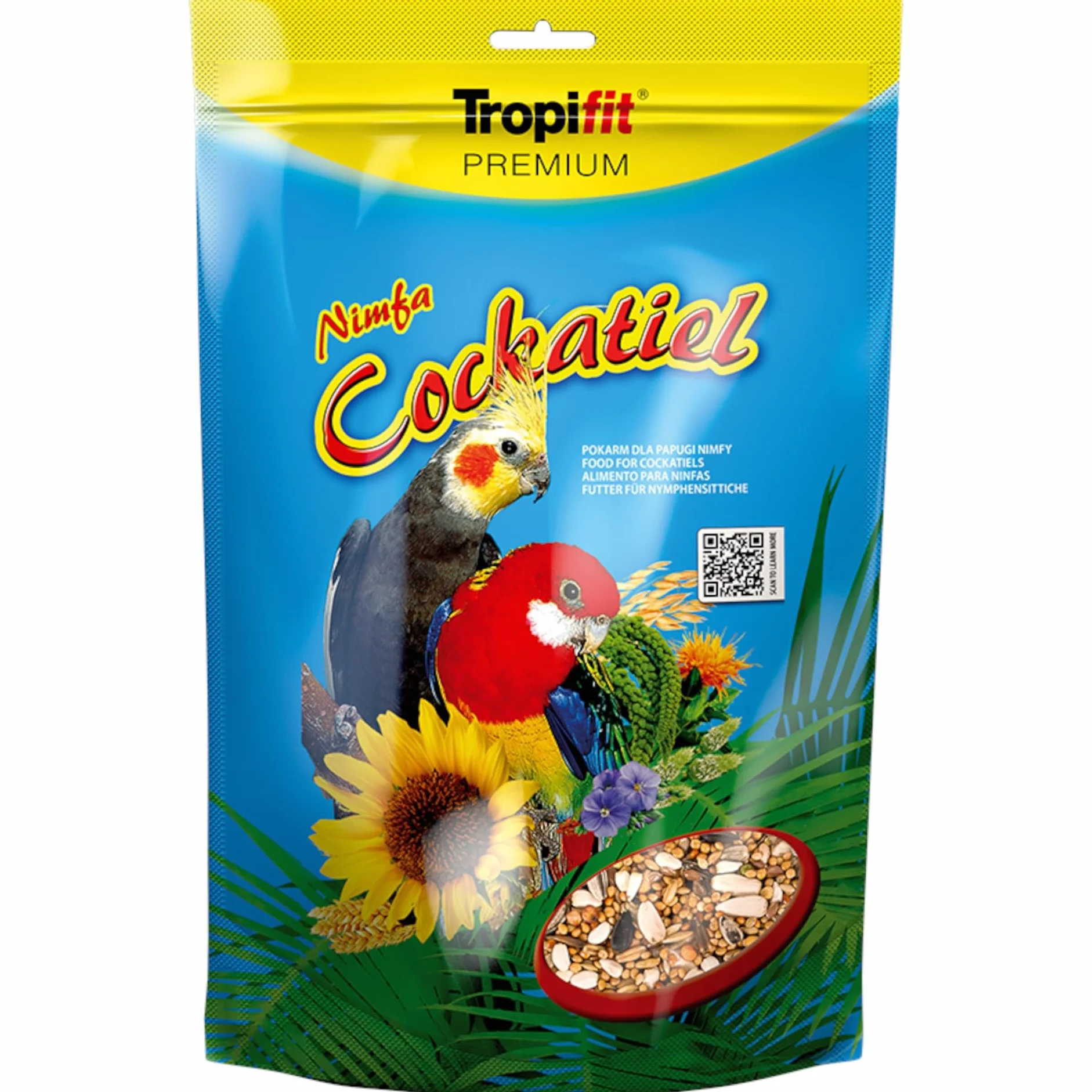 Cockatiel 700g Mélange de céréales et graines pour calopsittes et perroquets