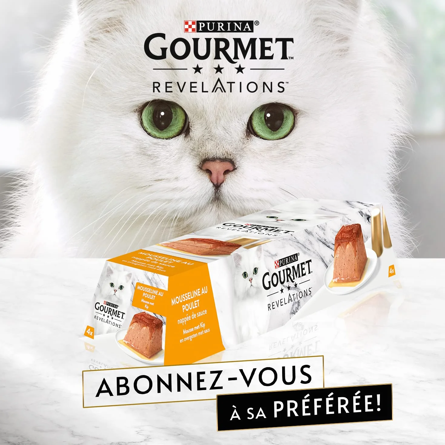 GOURMET Revelations Mousseline Poulet 4x57g