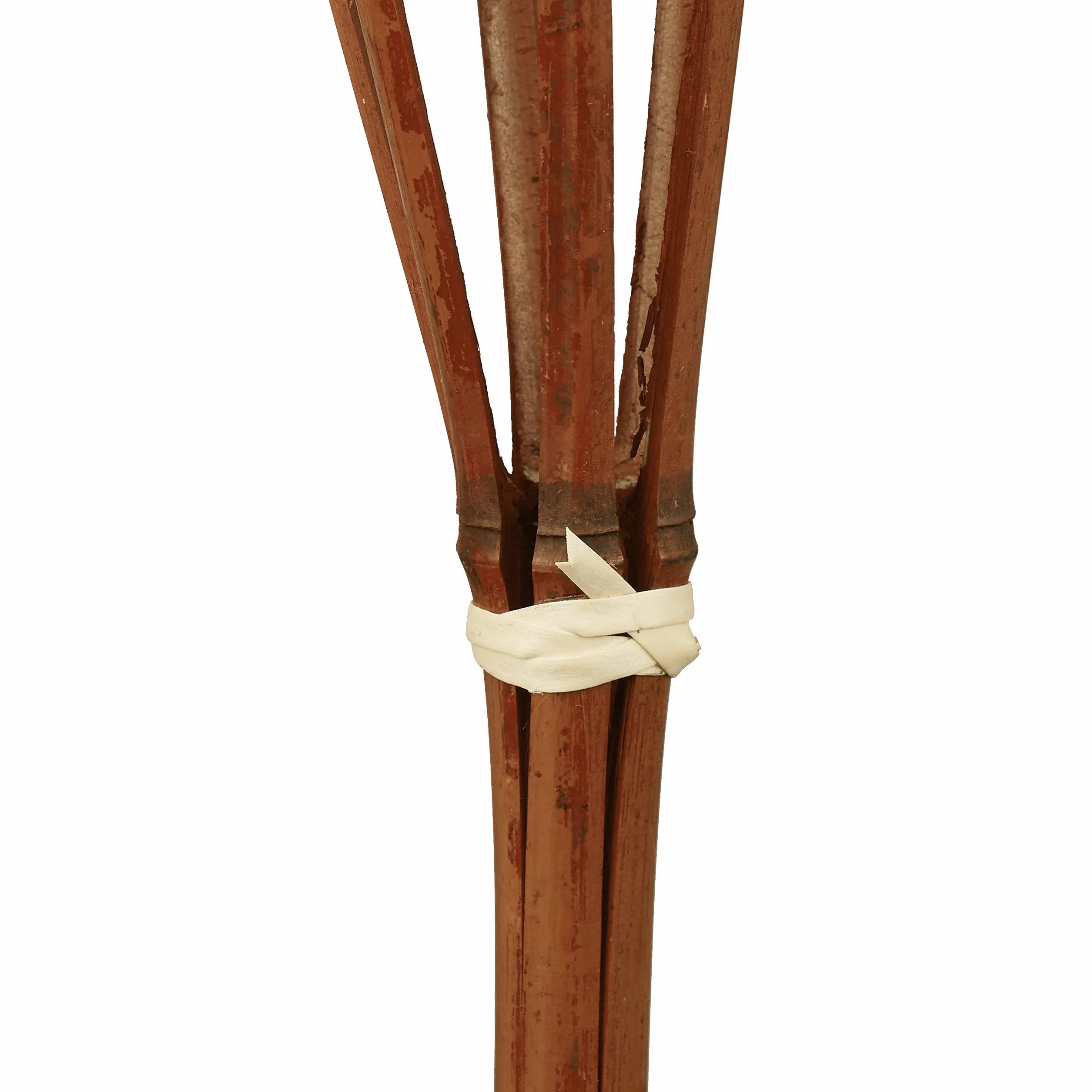 Relaxdays Torche Jardin Bambou Lampe Huile Dehors 90 cm Marron Lot de 10