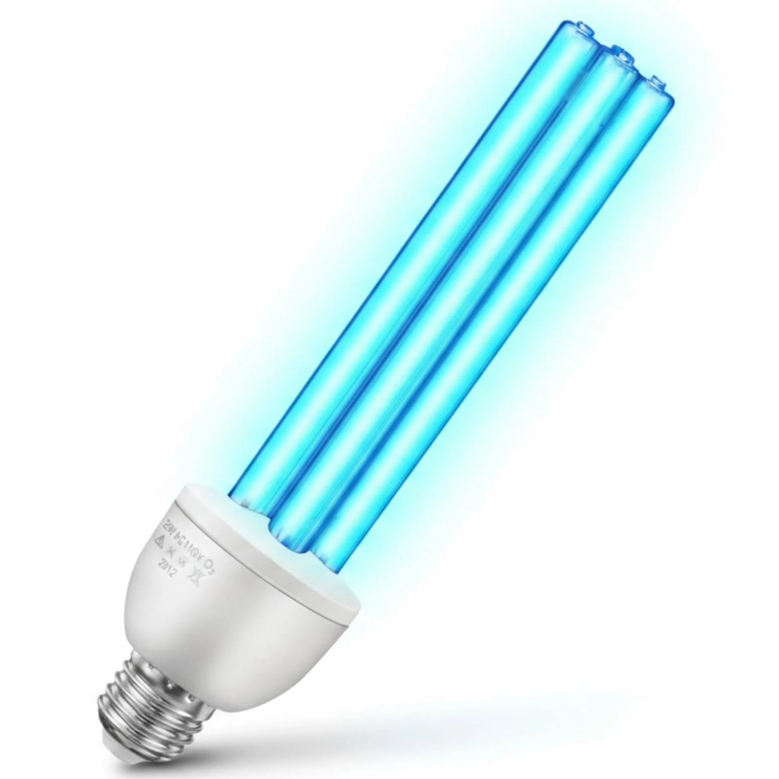 Lampe Germicide UVC 254nm 25W Enhon Ampoule UV Stérilisation 360° 500 Pi² E27 Ozone