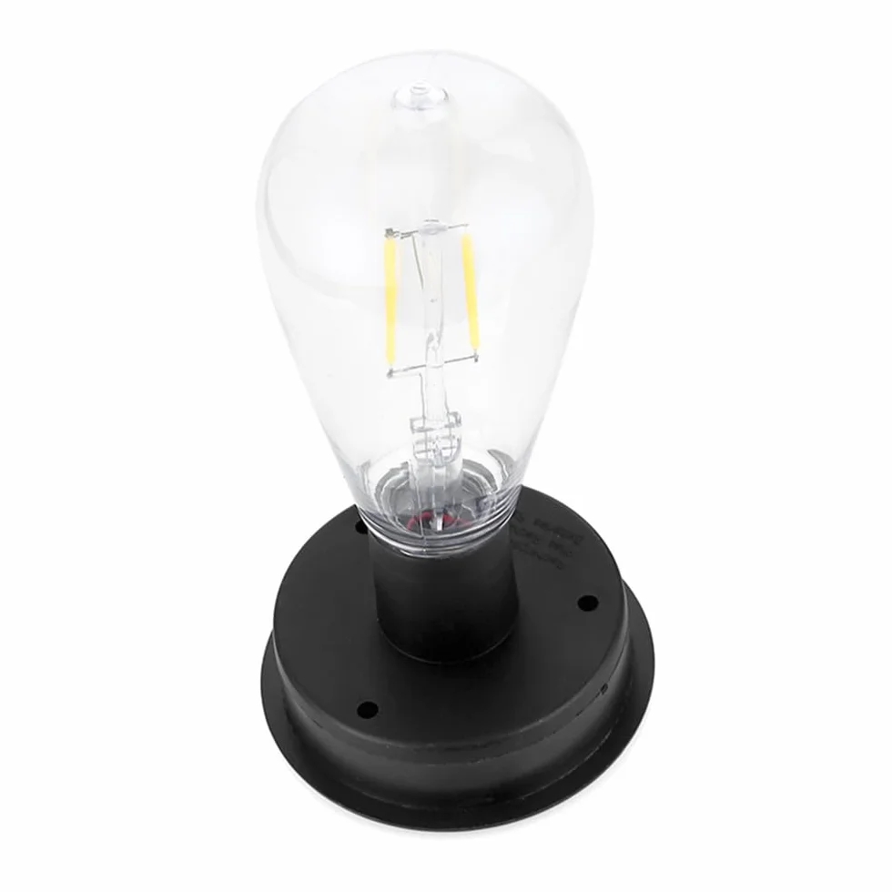 DION Ampoule Solaire 7 cm Étanche Lumière Chaude Lanterne Solaire Exterieur Marche/Arrêt Automatique