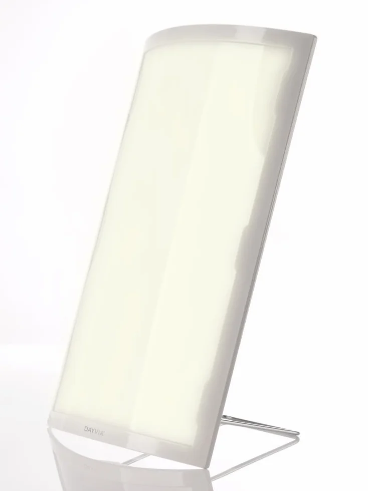 DAYVIA Lampe de Luminothérapie LED 072, 35x56x9cm, Blanc, CE Médical, Fabrication Française