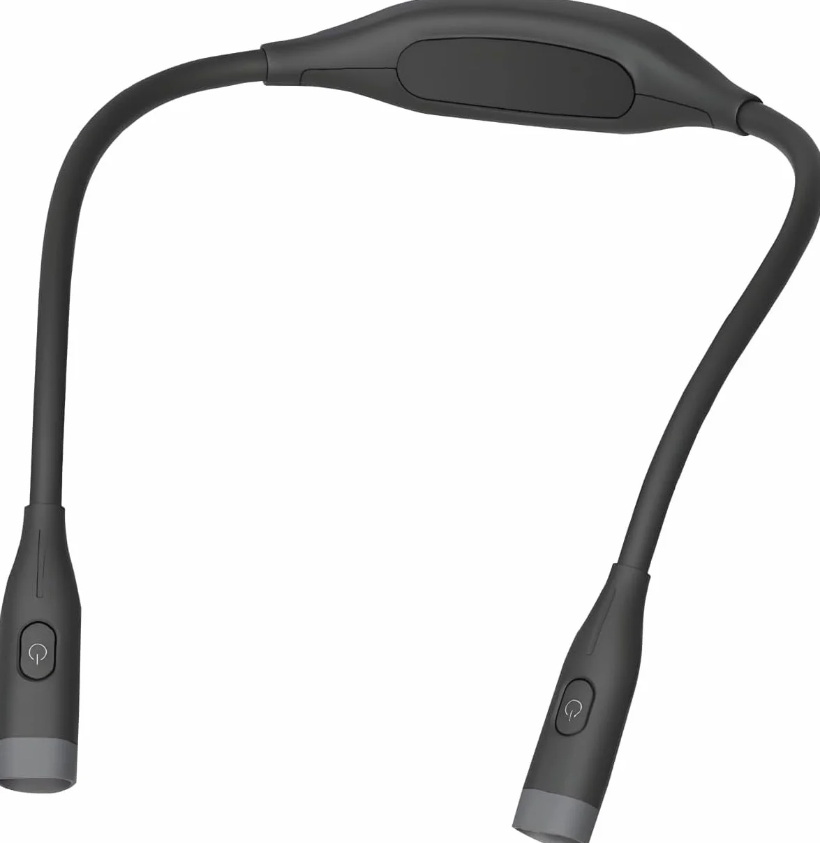 QUMOX Lampe de lecture rechargeable LED, 3 modes couleur, intensité réglable, mains libres flexible, noir