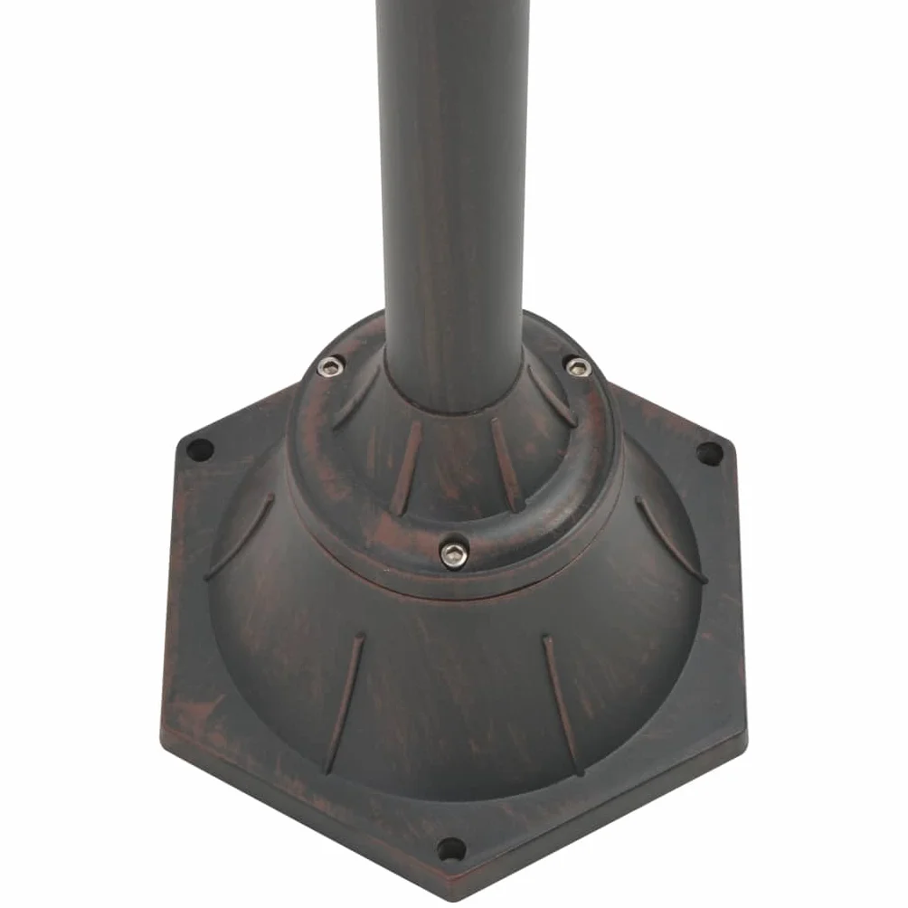 Lampadaire de Jardin E27 220 cm Aluminium Bronze Terrasse