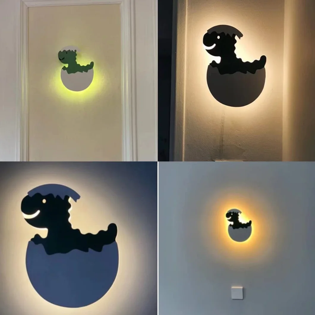 Dessin animé applique murale LED chambre enfants créative éclairage mural garçons filles
