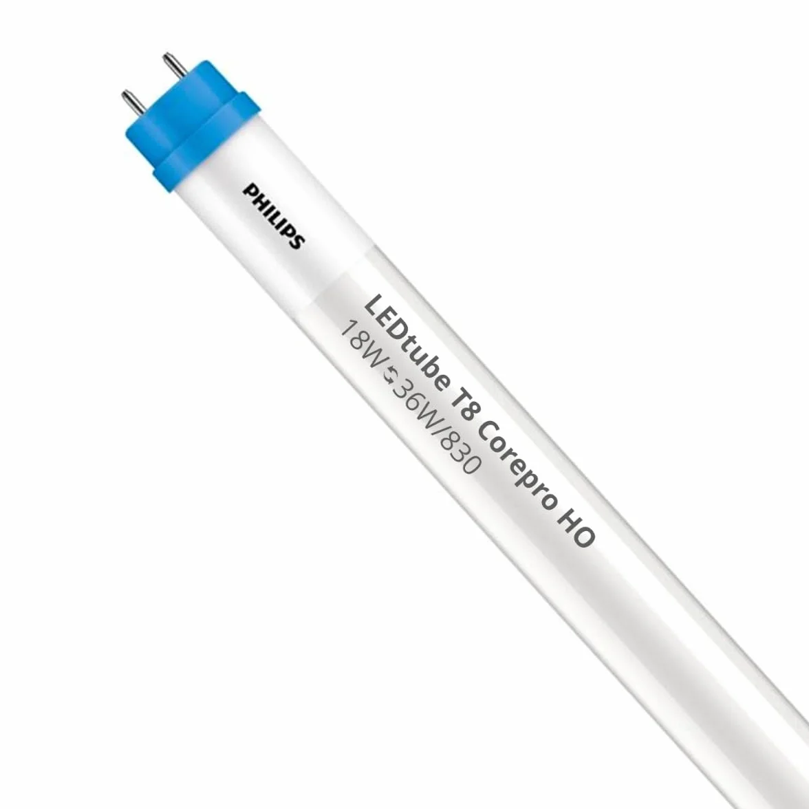 PHILIPS CorePro LED Tube 18W 1850lm 830 Blanc Chaud 120cm Équivalent 36W