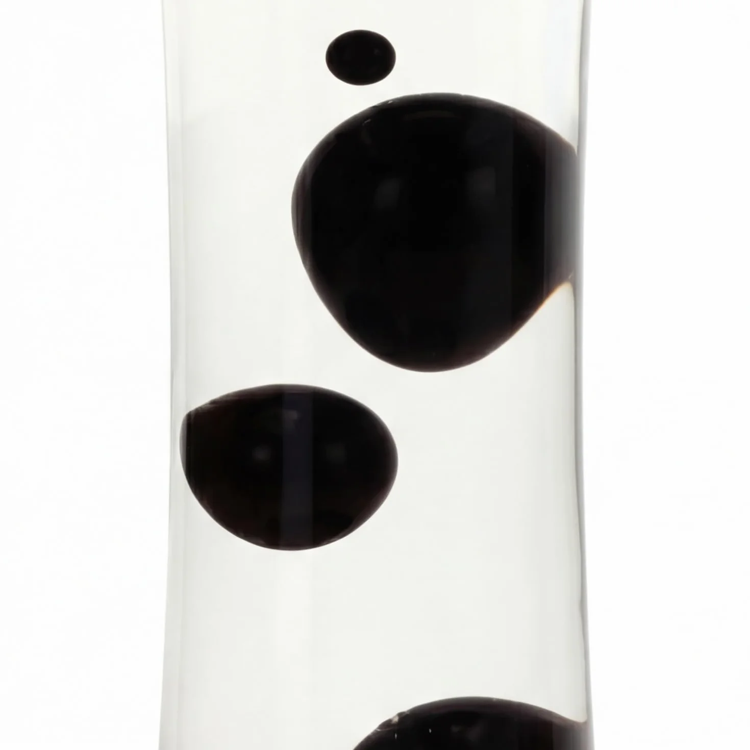 Lampe à Lave Sandro noire design rétro H:39 cm G9 salon